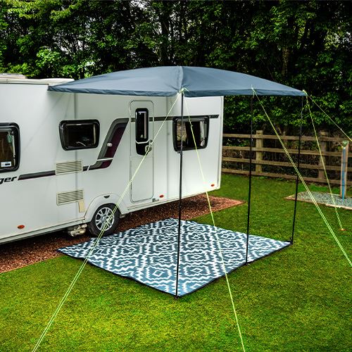 Maypole Aztec Awning Carpet, 2.5m x 5m, for Awnings Tents Patio Decking - Image 6