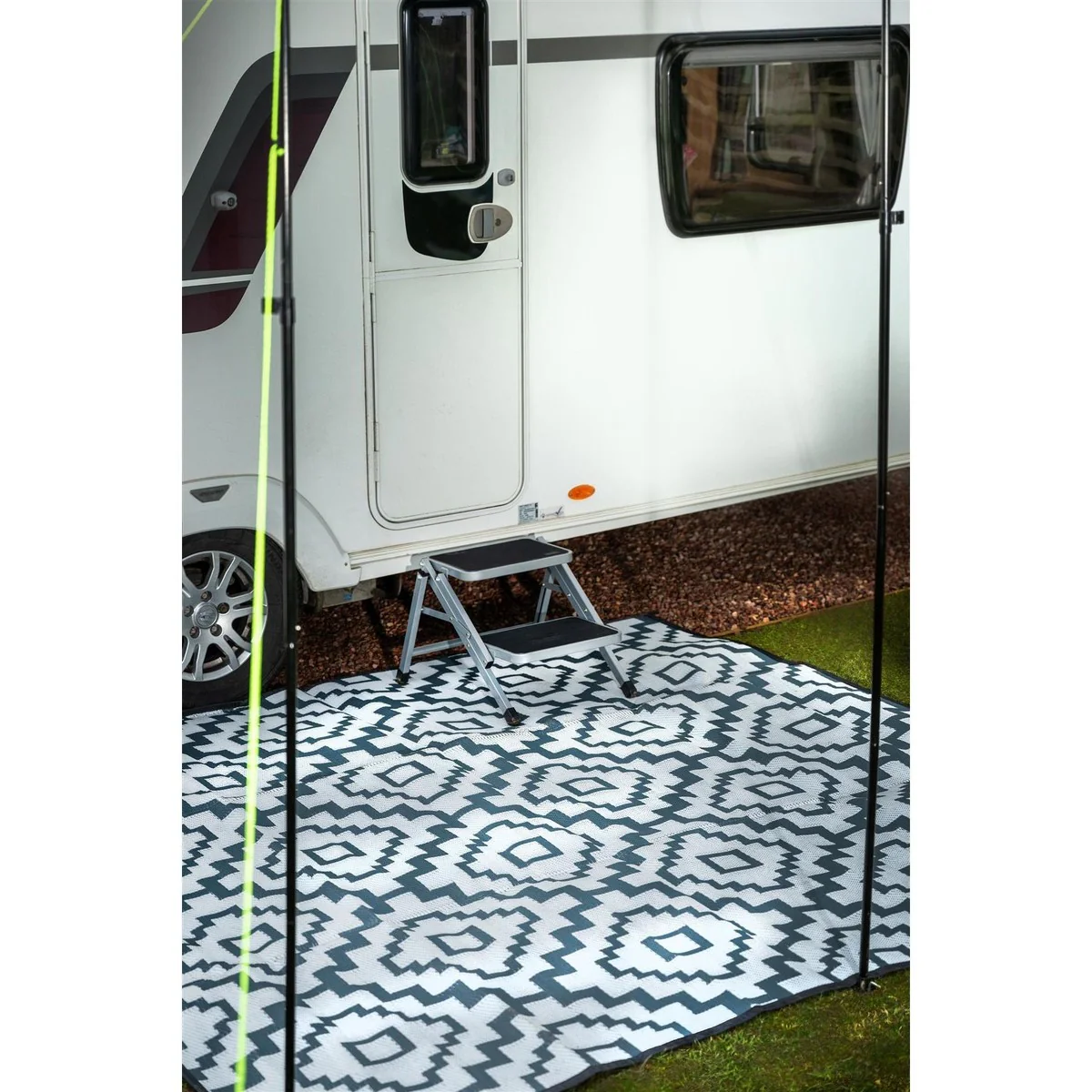 Maypole Aztec Caravan Deluxe Awning Carpet Reversable Breathable - Image 3
