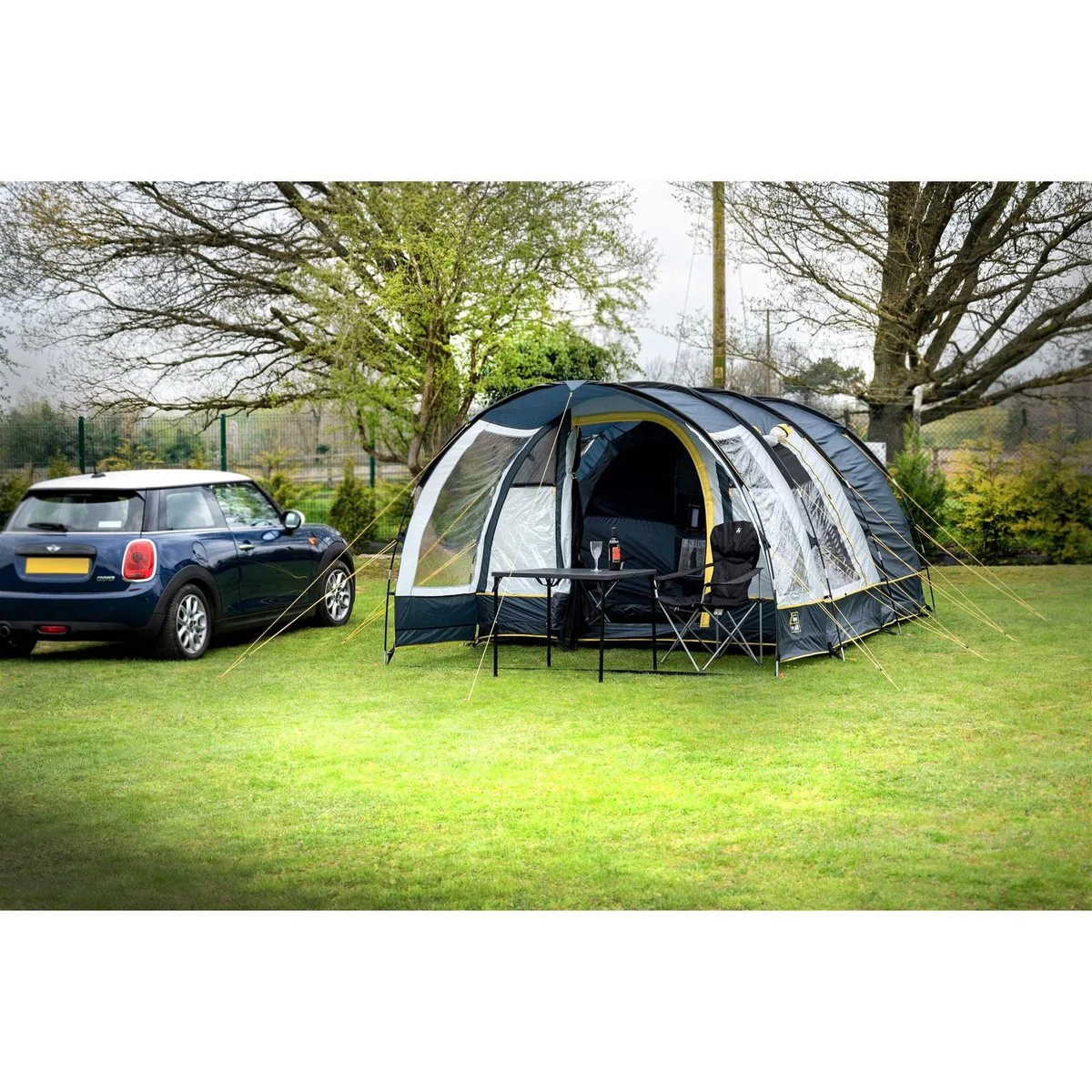 Maypole Bewdley 4 Person Family Tunnel Tent & Footprint Camping 4 Berth - Image 5