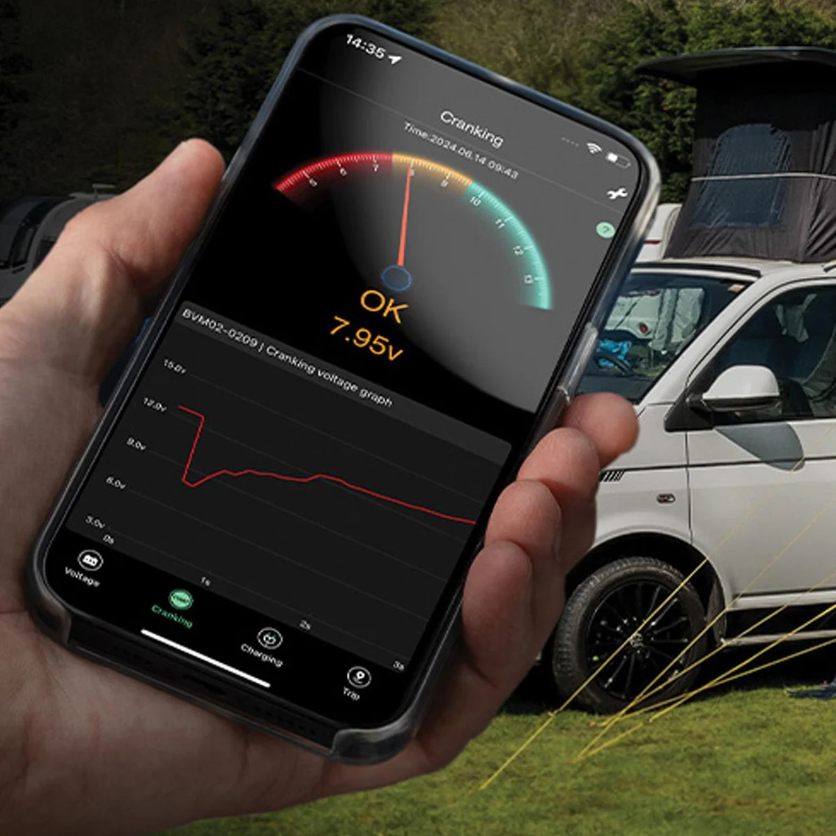 Maypole Bluetooth Smart Battery Health Monitor – 12/24V AGM, GEL, Lead Acid & Lithium Ion Batteries - Image 3