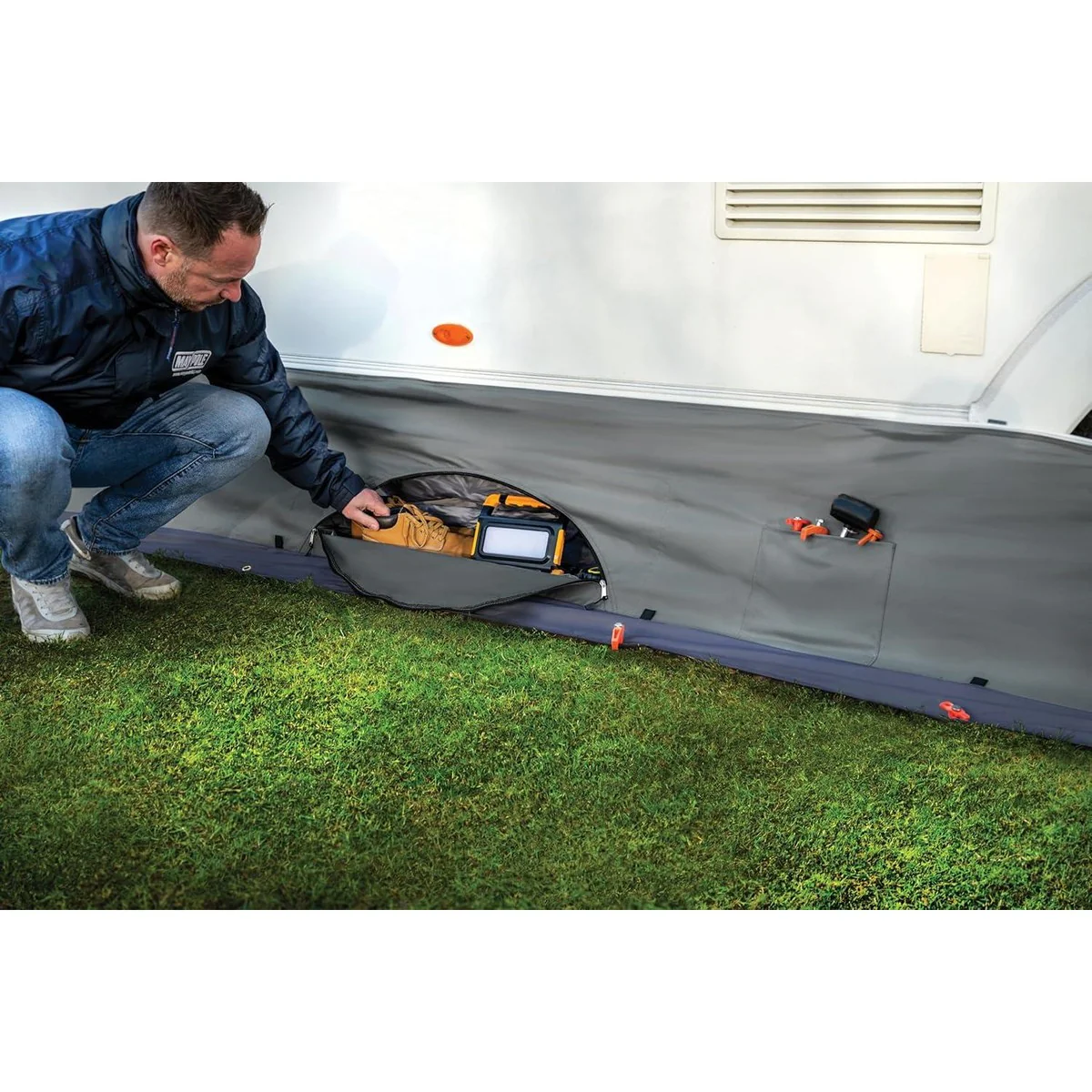 Maypole Caravan Draught Skirt Organiser - Image 3