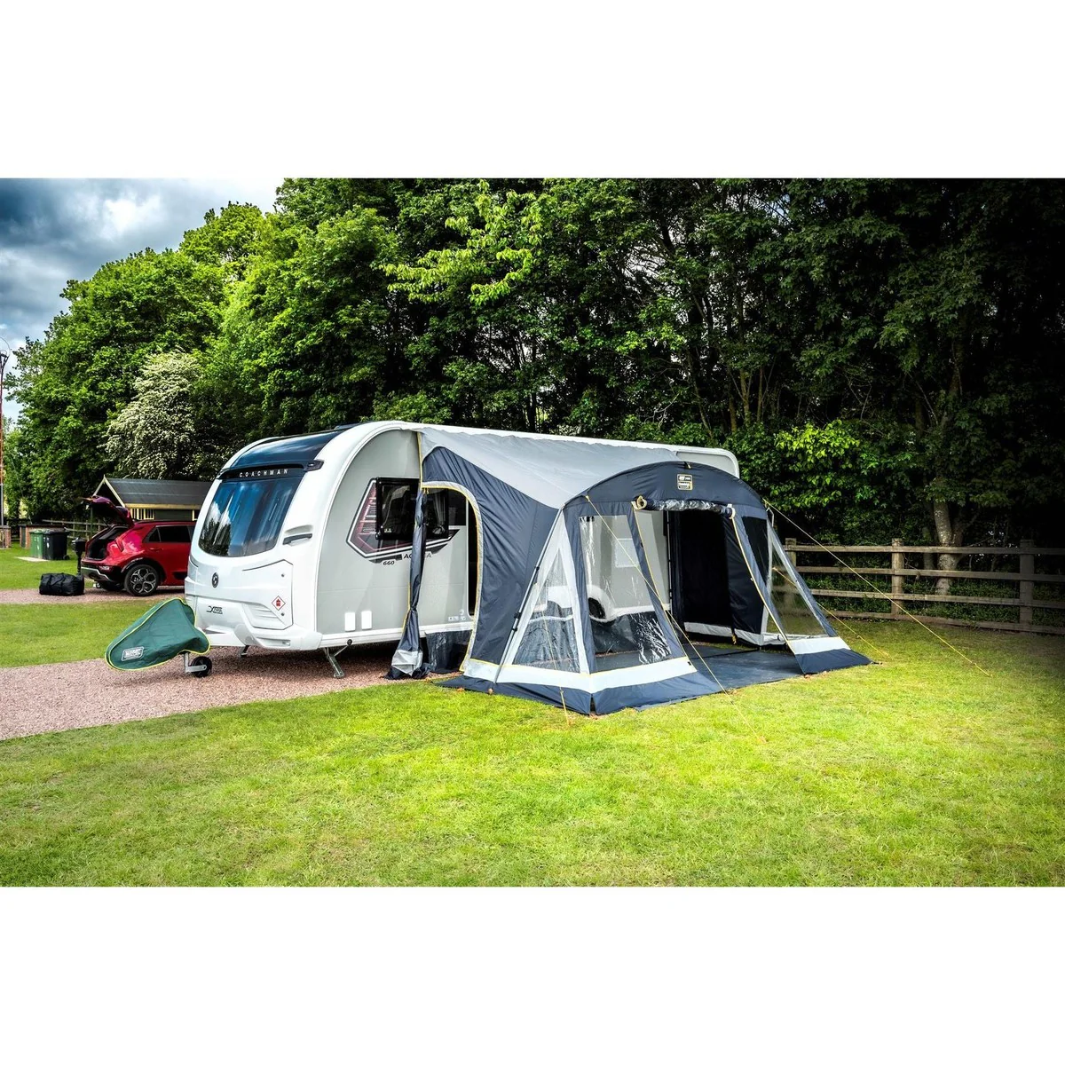 Maypole Caravan Motorhome Stoneleigh POLED 390cm Porch Awning - MP9554 - Image 4