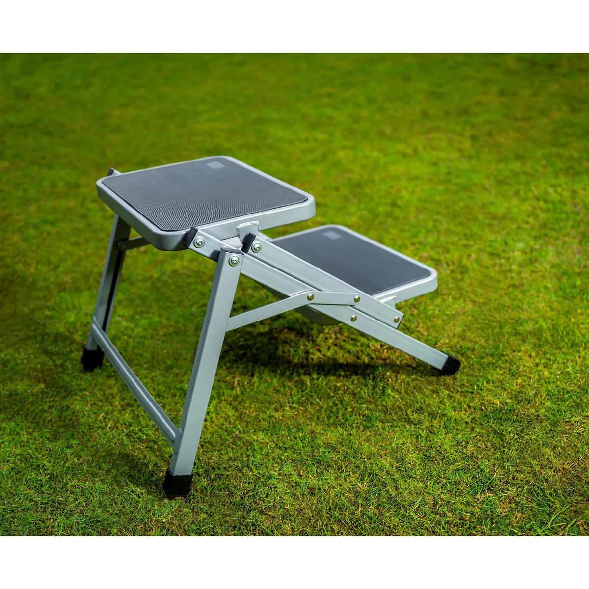 Maypole Foldable Steel Double Caravan Step Folding Portable Campervan - Image 4