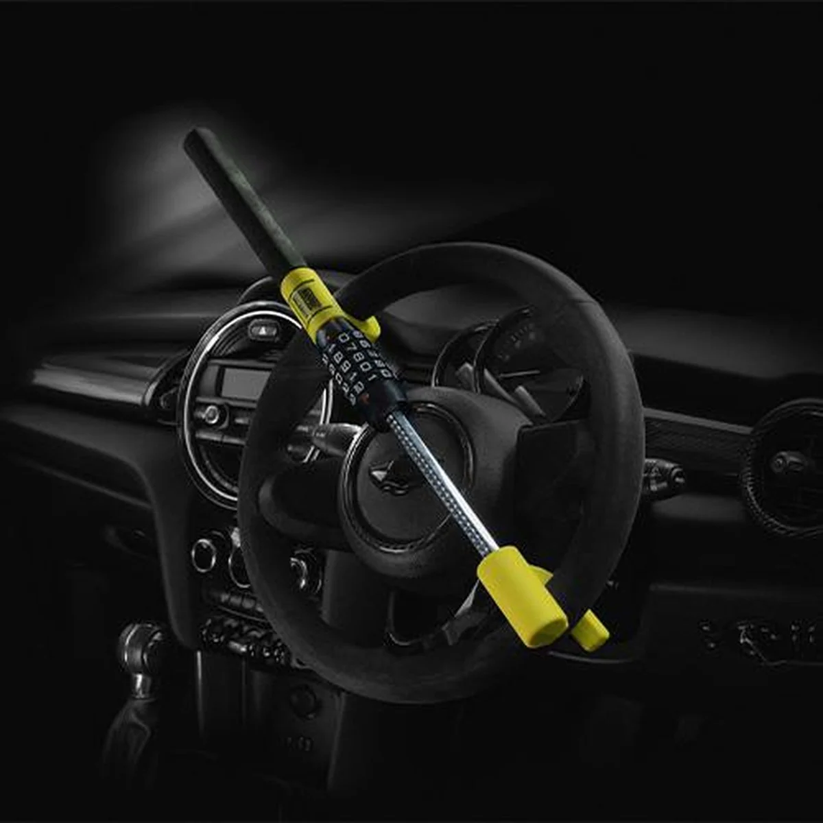 Maypole Heavy Duty 5 Digit Coded Car Steering Wheel Lock - Image 4