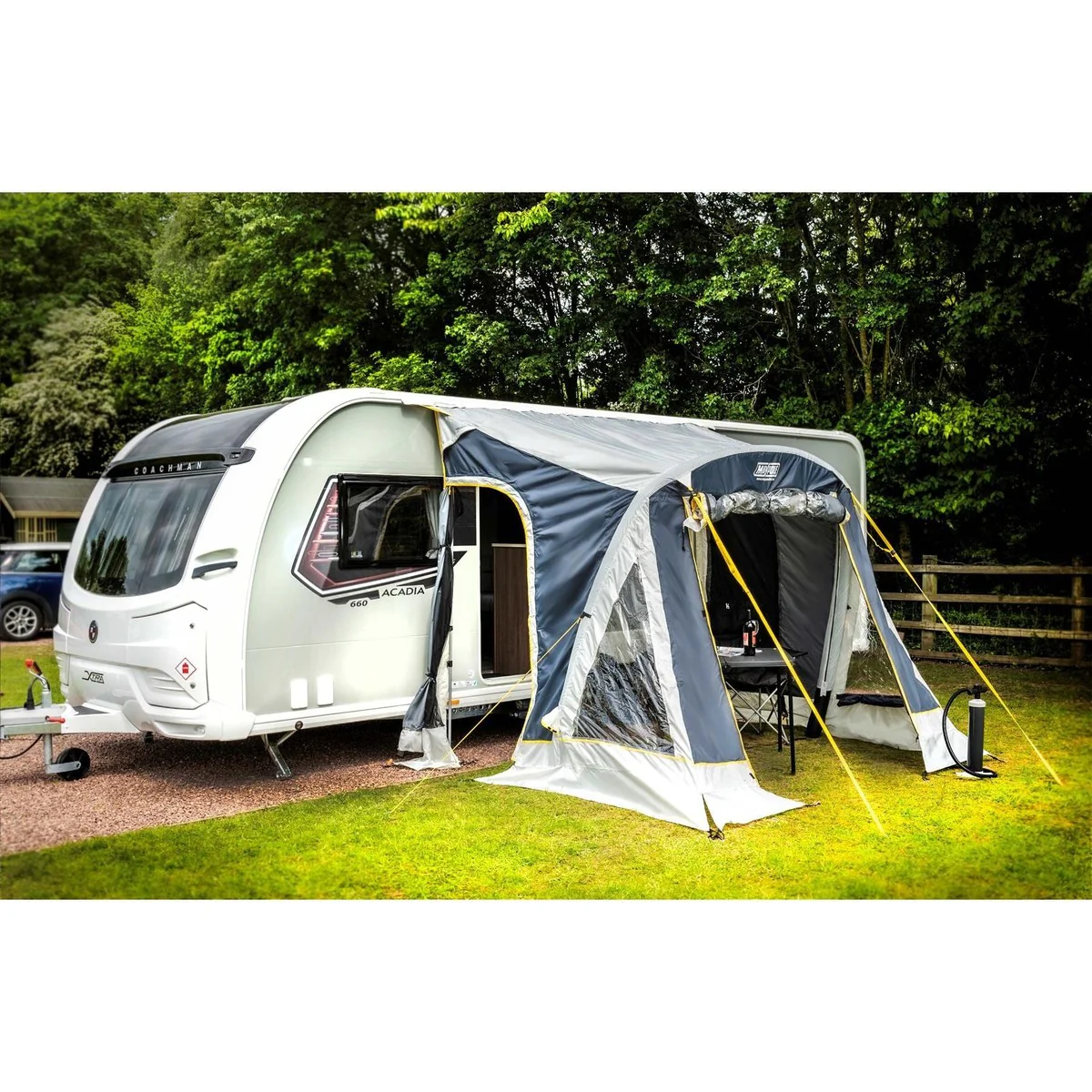 Maypole Inflatable Stoneleigh 260cm Air Porch Awning for Caravans & Motorhomes