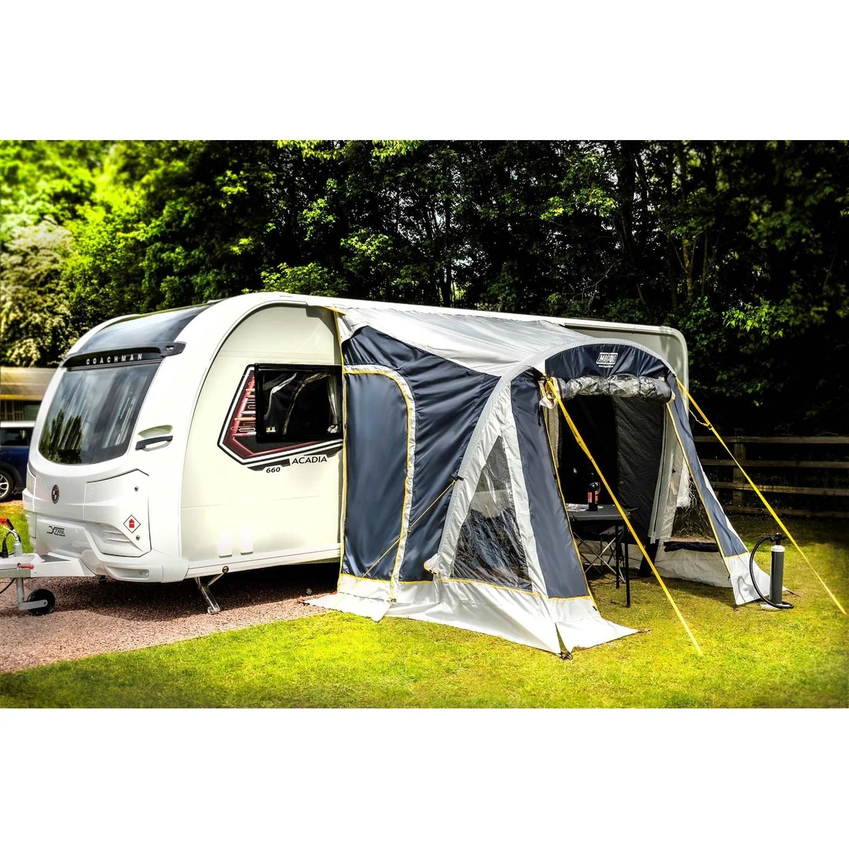 Maypole Inflatable Stoneleigh 260cm Air Porch Awning for Caravans & Motorhomes - Image 2