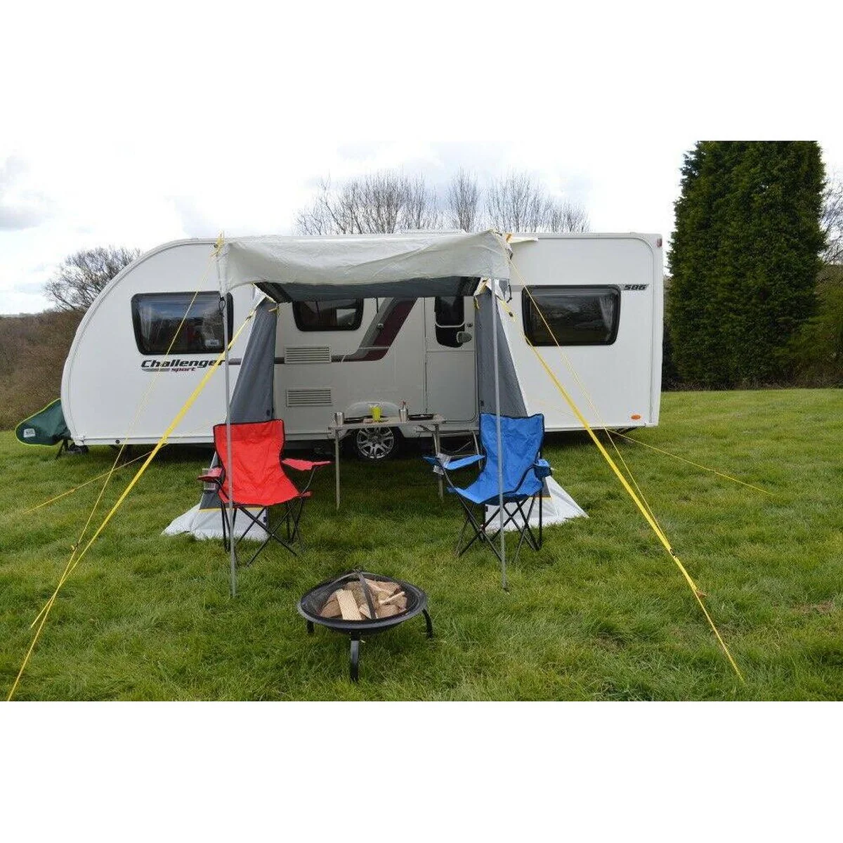 Maypole Inflatable Stoneleigh 260cm Air Porch Awning for Caravans & Motorhomes - Image 9
