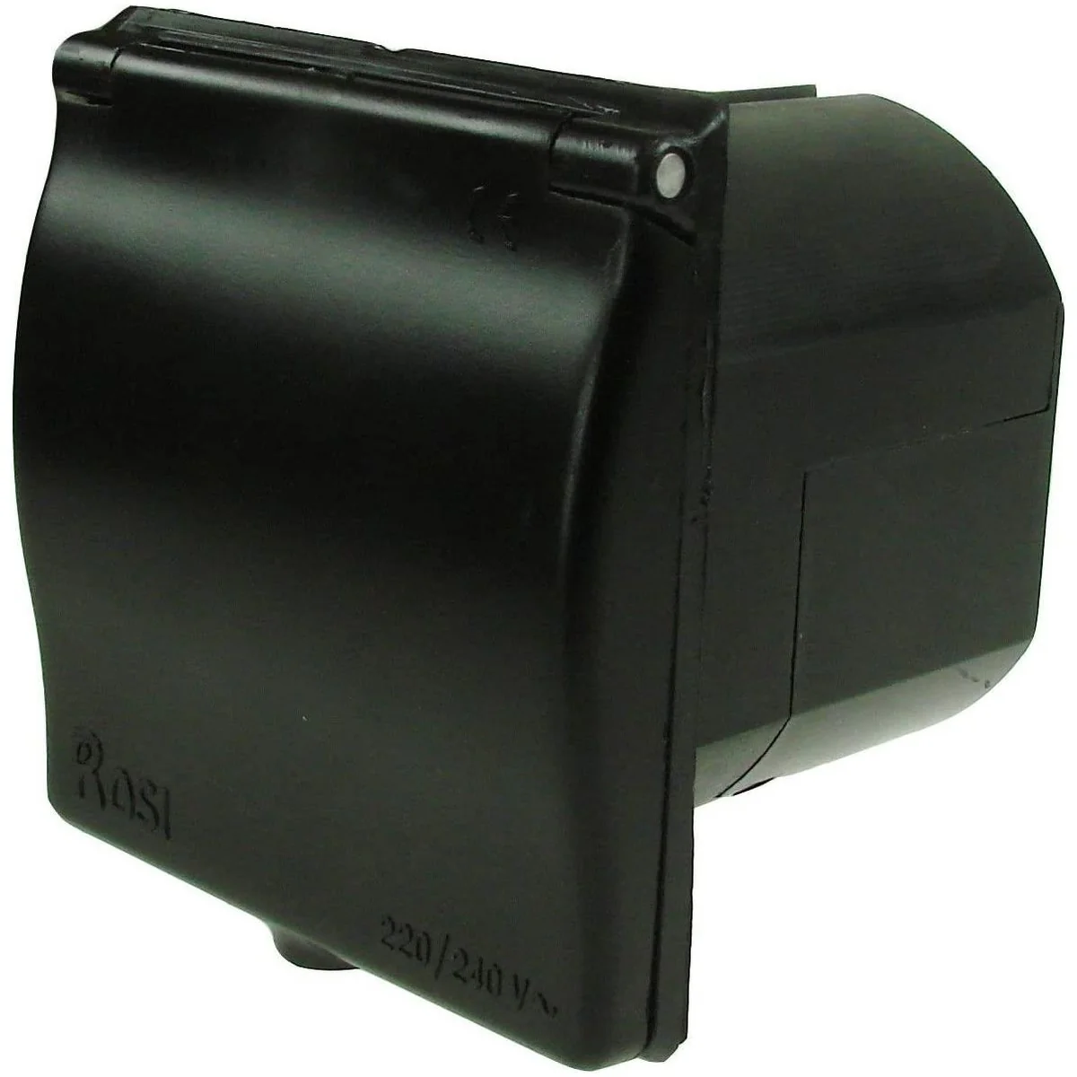 Maypole MP5985B 240V 16Amp Mains Flush Fit Socket- Caravan Inlet Black - Image 2