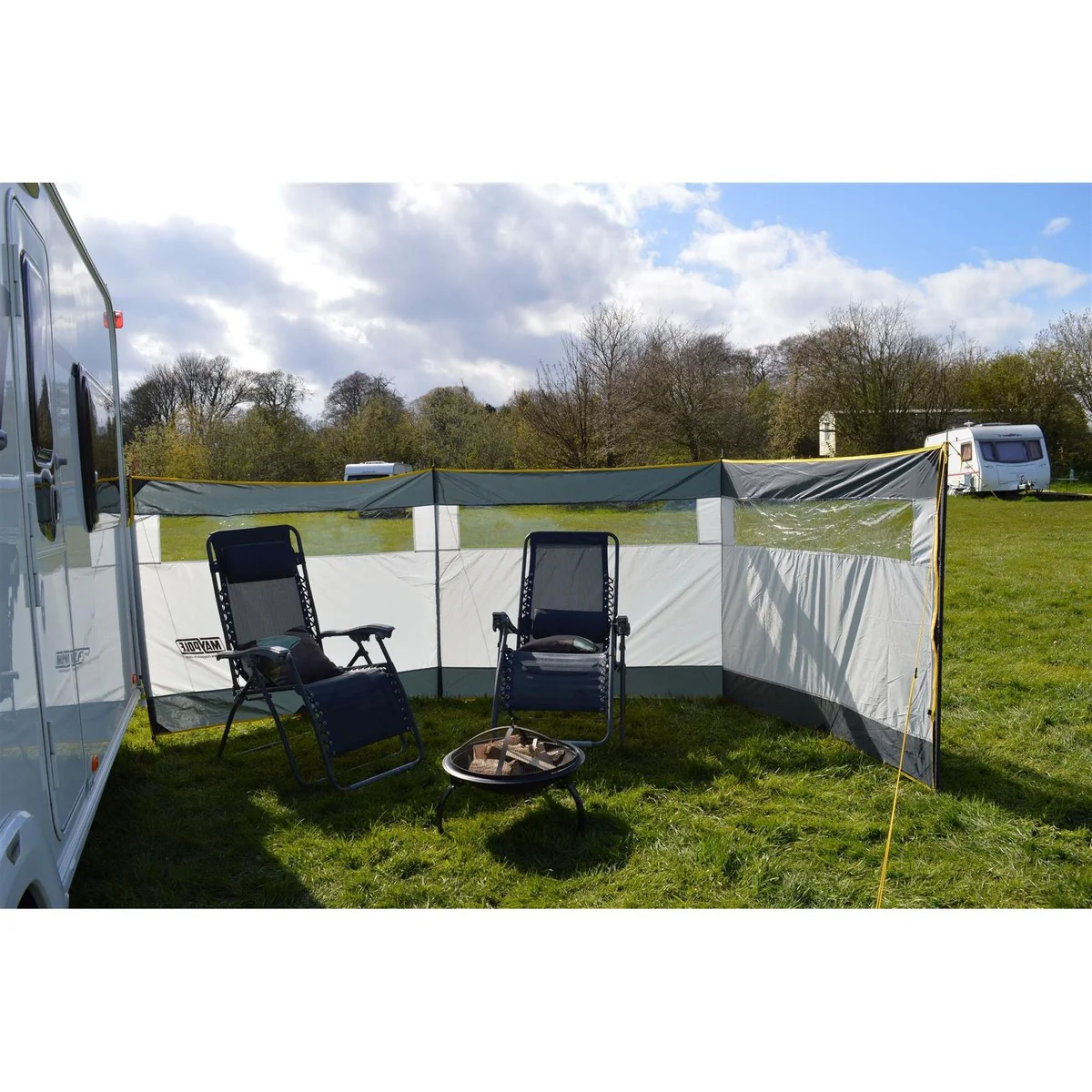 Maypole 4 Pole 3 Panel Strong Windbreak - Image 6