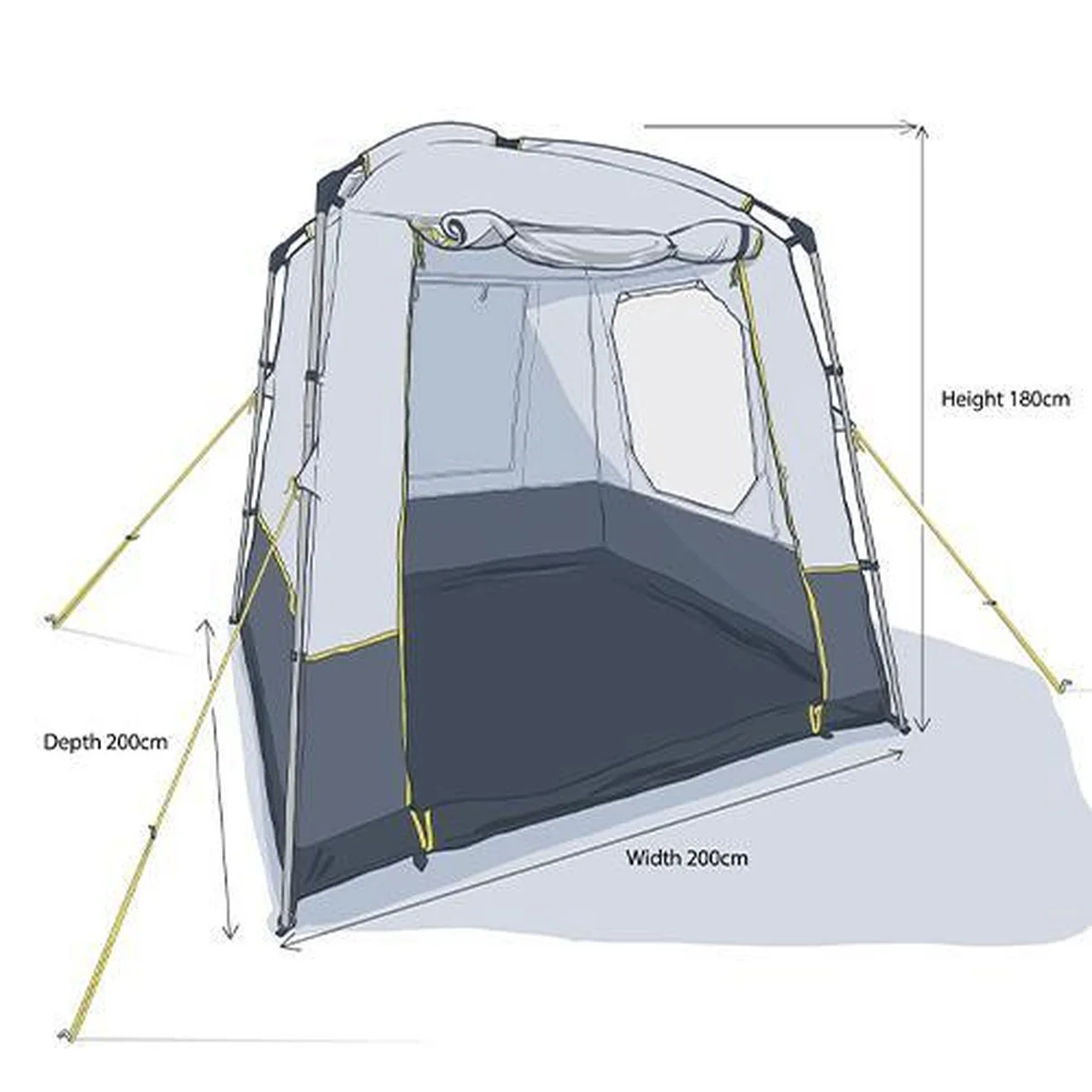 Maypole Portable Utility Storage Tent Pole 9542 Camping Caravan - Image 7