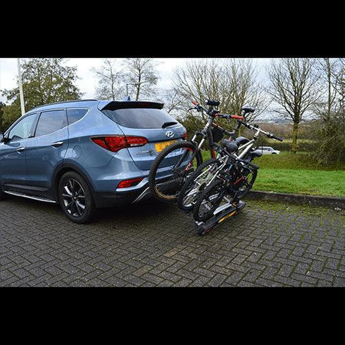 Maypole Towball Mounted Car Rear Tow Bar Cycle Holder 3 Bike Carriers 45kg Load - Image 10