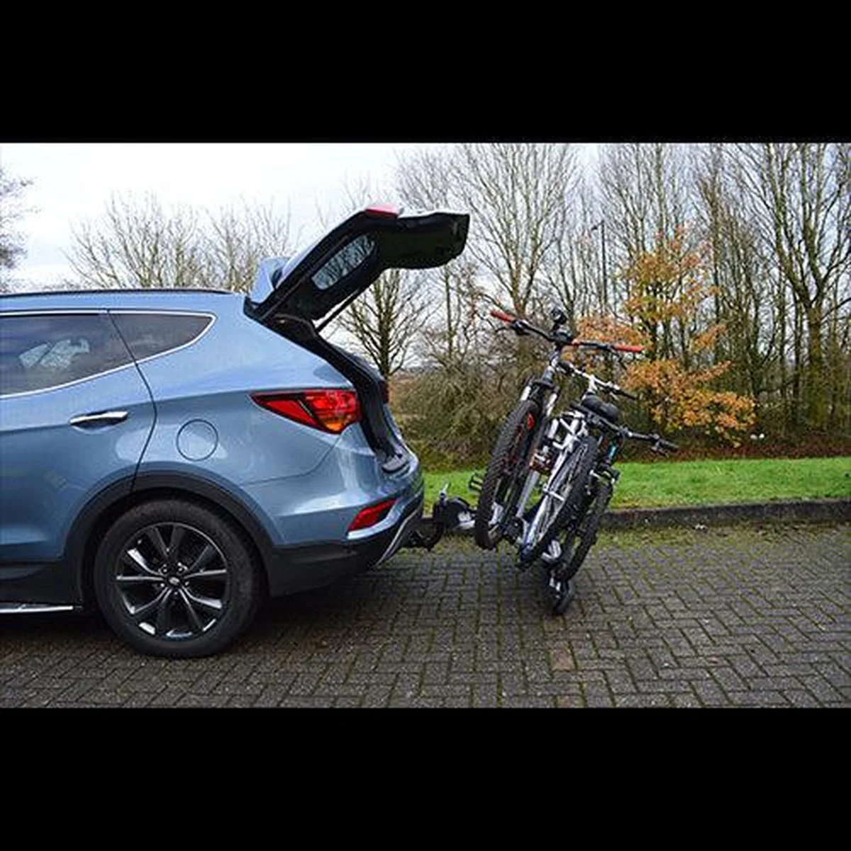 Maypole Towball Mounted Car Rear Tow Bar Cycle Holder 3 Bike Carriers 45kg Load - Image 5