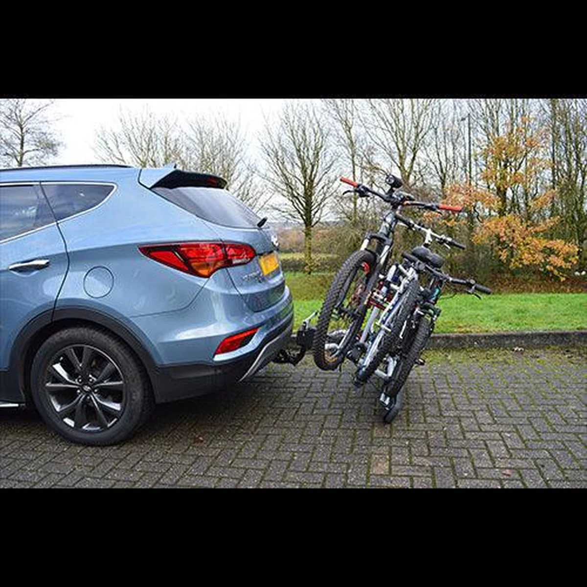 Maypole Towball Mounted Car Rear Tow Bar Cycle Holder 3 Bike Carriers 45kg Load - Image 9