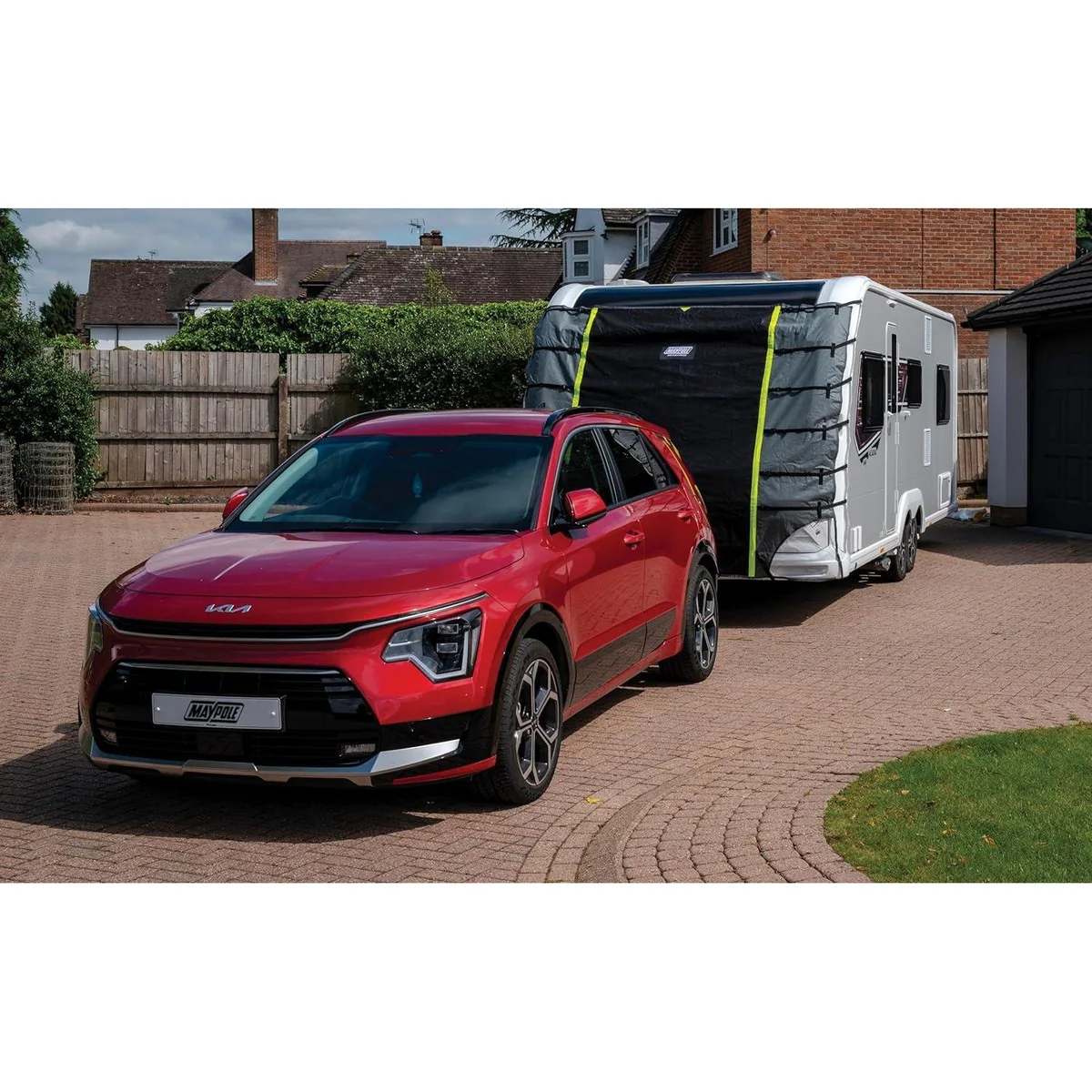 Maypole Universal Caravan Front Towing Cover Medium (225cm - 245cm) - Image 11
