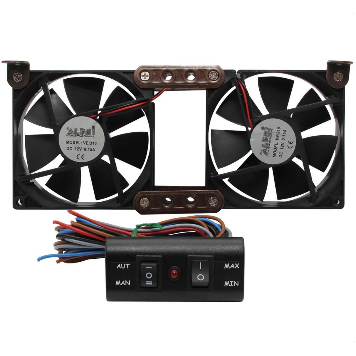 MCR Double Fridge Fan for RV Refrigeration