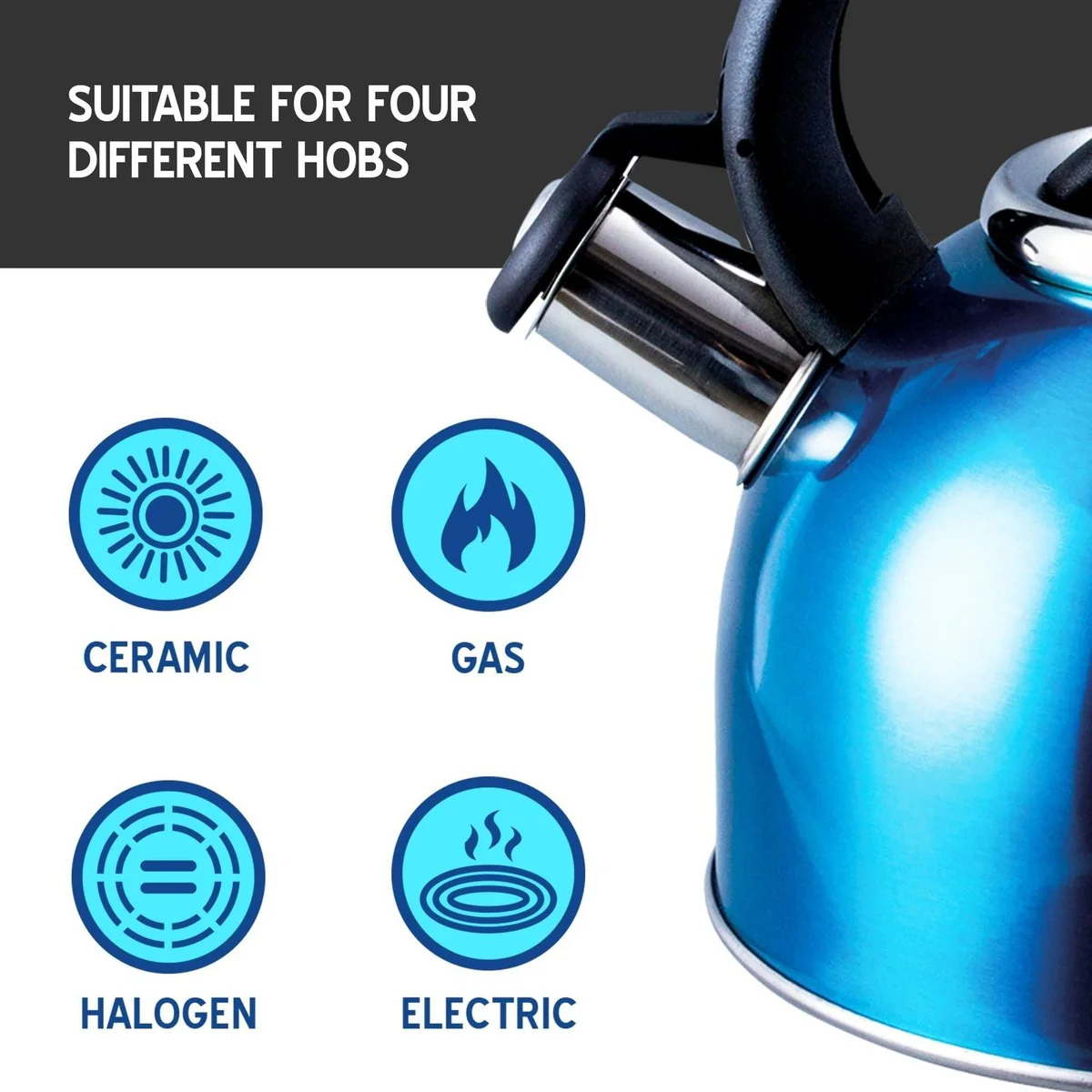 MDS1203 Liberty Blue 2.5 Litre Whistling Kettle CW-T056-B1BL - Image 4