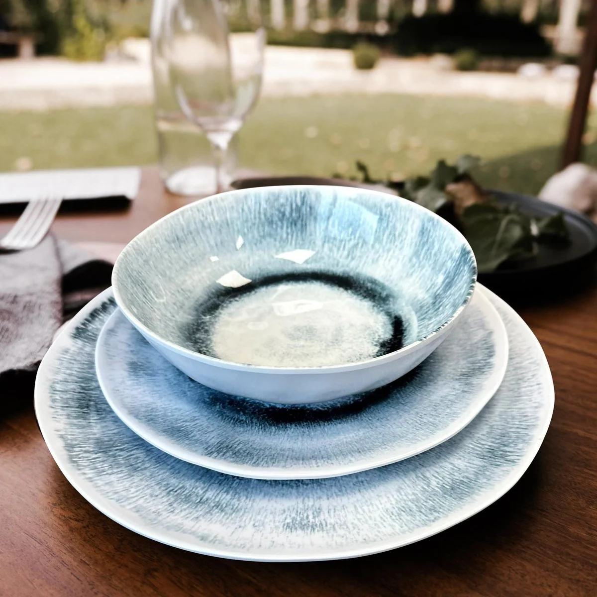 MDS1203 Liberty Linosa 12 Piece Melamine Dinner Set LL1397 - Image 6