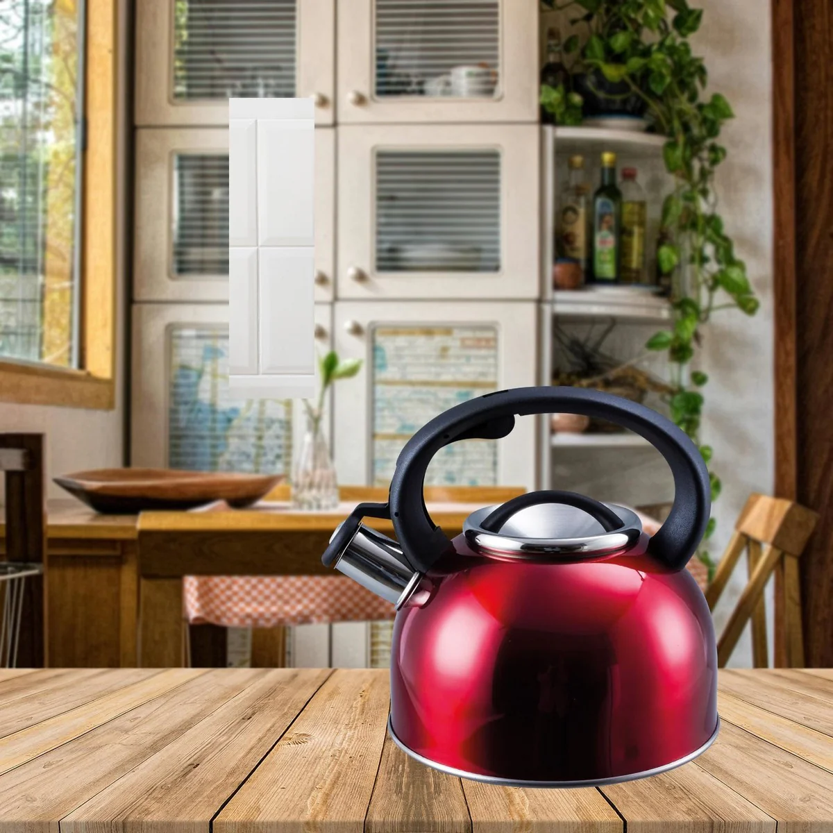 MDS1203 Liberty Red 2.5 Litre Whistling Kettle CW-T056-B1R - Image 5