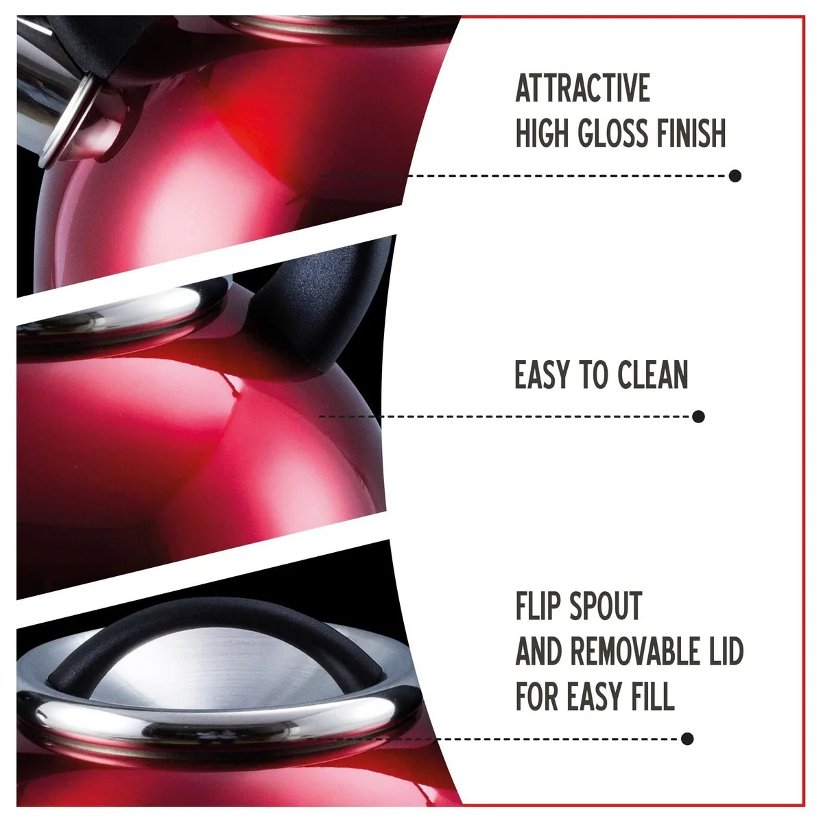 MDS1203 Liberty Red 2.5 Litre Whistling Kettle CW-T056-B1R - Image 6