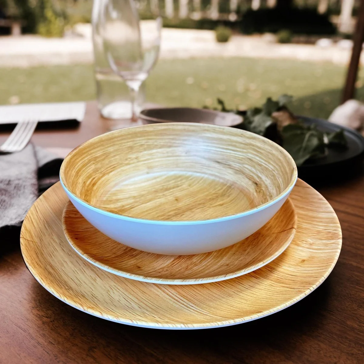 MDS1203 Liberty Sardinia 12 Piece Melamine Dinner Set LL1384 - Image 6