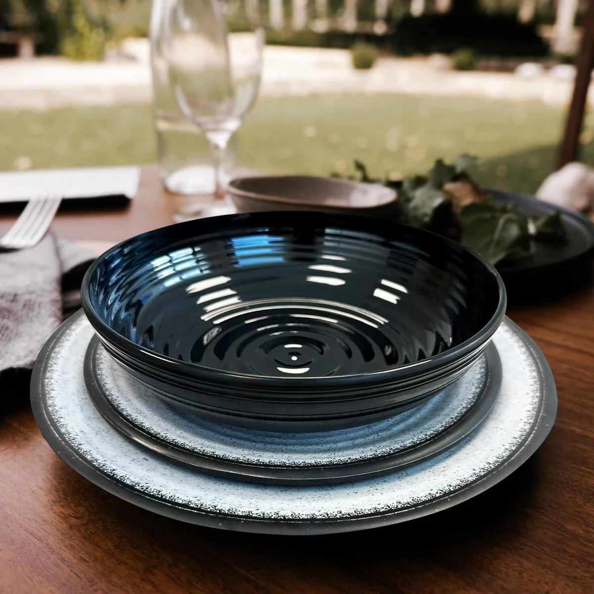 MDS1203 Liberty Sicily 12 Piece Melamine Dinner Set LL1378 - Image 6
