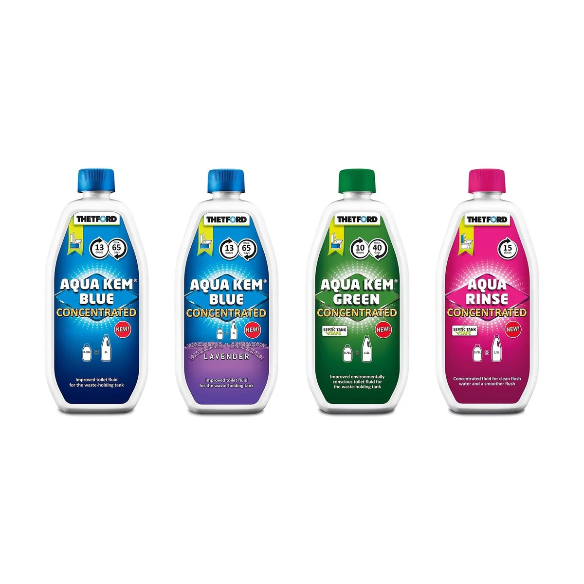 MDS1203 Thetford Aqua Kem Blue Concentrated  0.78ltr (order in multiples of 12) 30621CX - Image 2