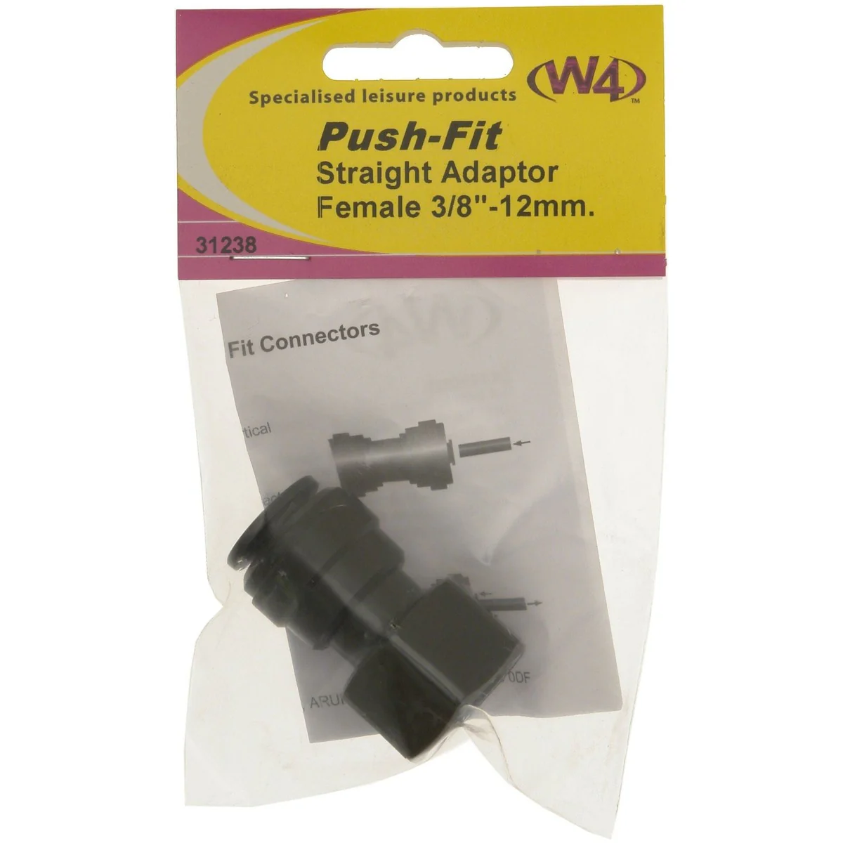 MDS1203 W4 Adaptor female 3/8 - 12mm 31238