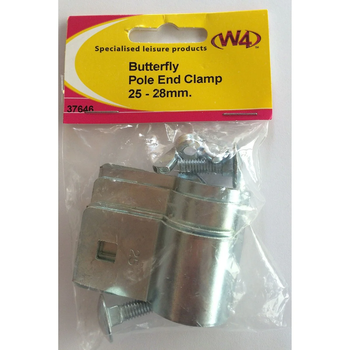 MDS1203 W4 Butterfly Pole End Clamp 25-28mm pack of 2 37646