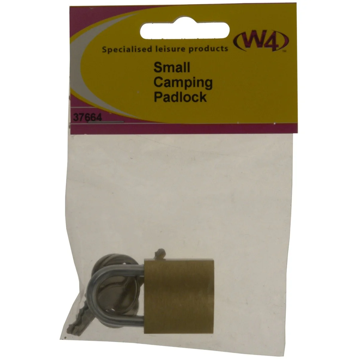 MDS1203 W4 Camping padlock  2 keys 37664 - Image 2