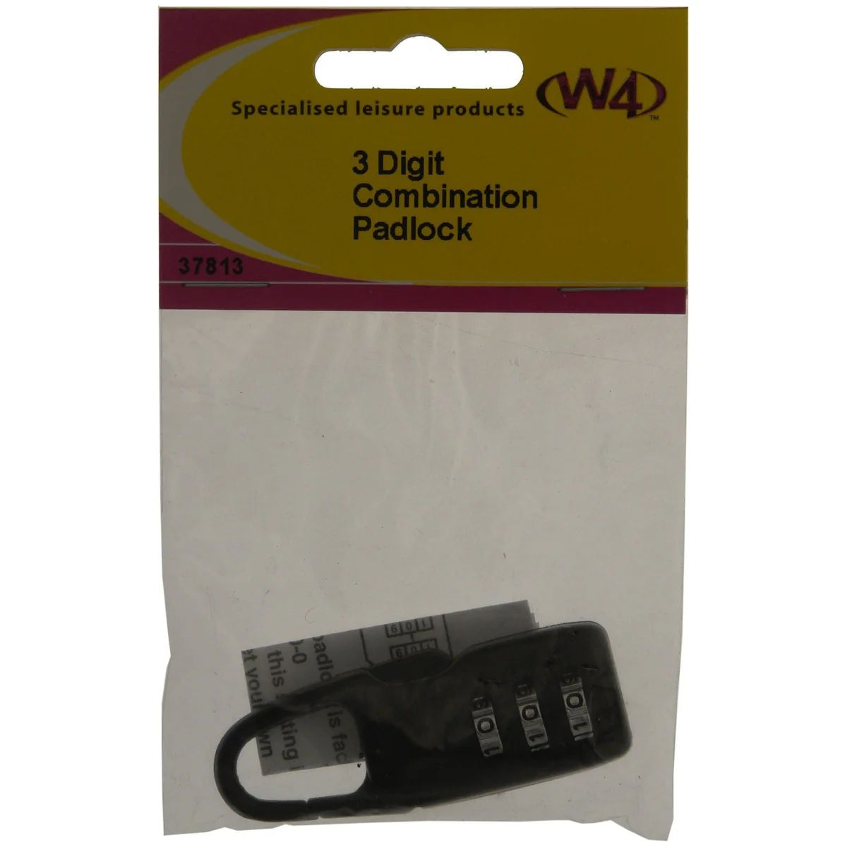 MDS1203 W4 Combination padlock 37813 - Image 2