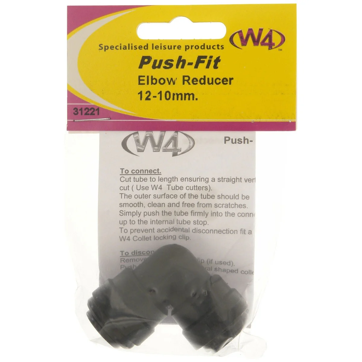 MDS1203 W4 Elbow Reducer 12-10mm 31221