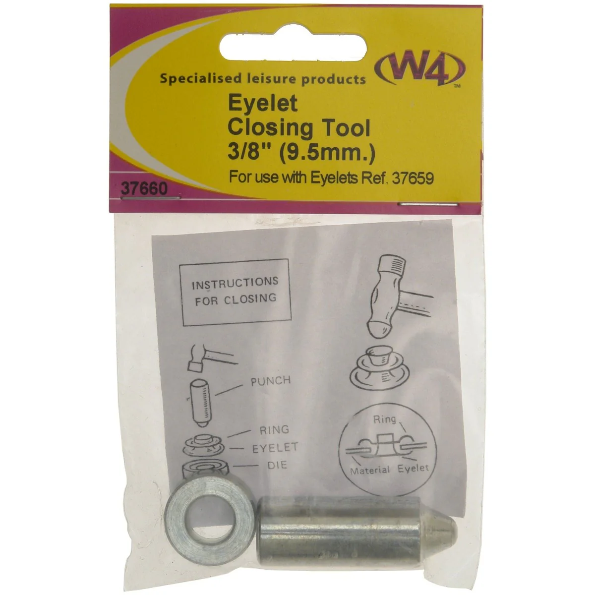MDS1203 W4 Eyelets closing tool 1/2in (13mm) 37653
