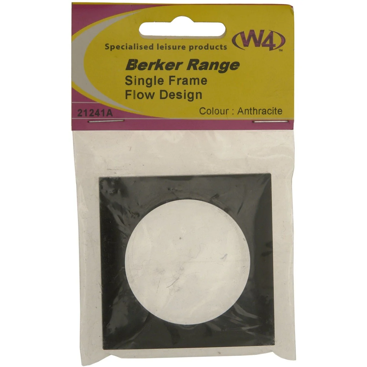 MDS1203 W4  Flow Single Frame White 21241W