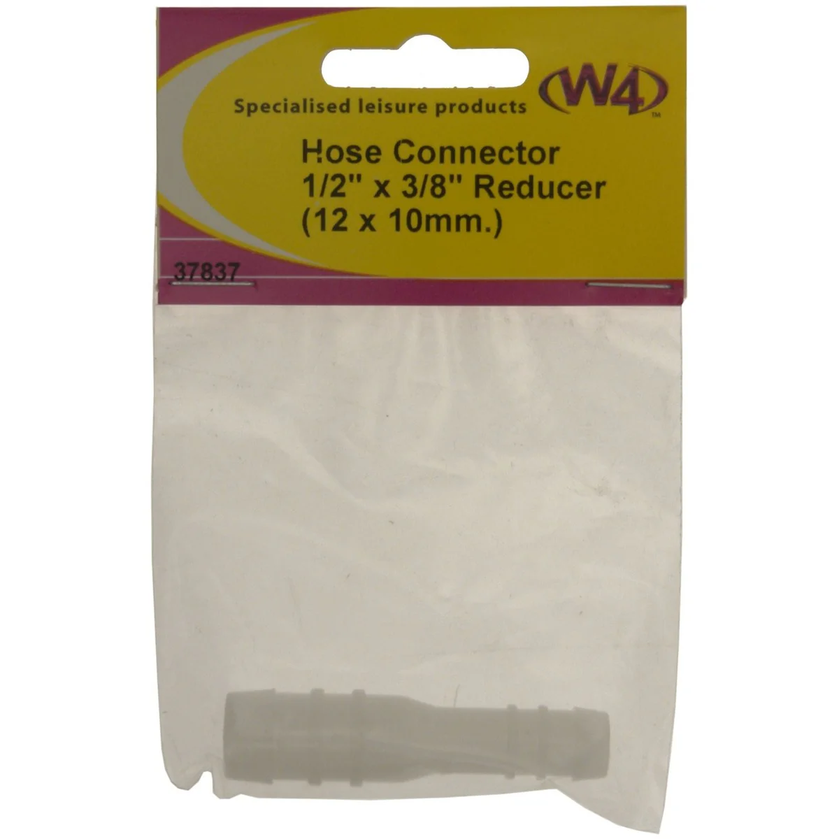 MDS1203 W4 Hose connector reducer 3/8x1/2in 37837