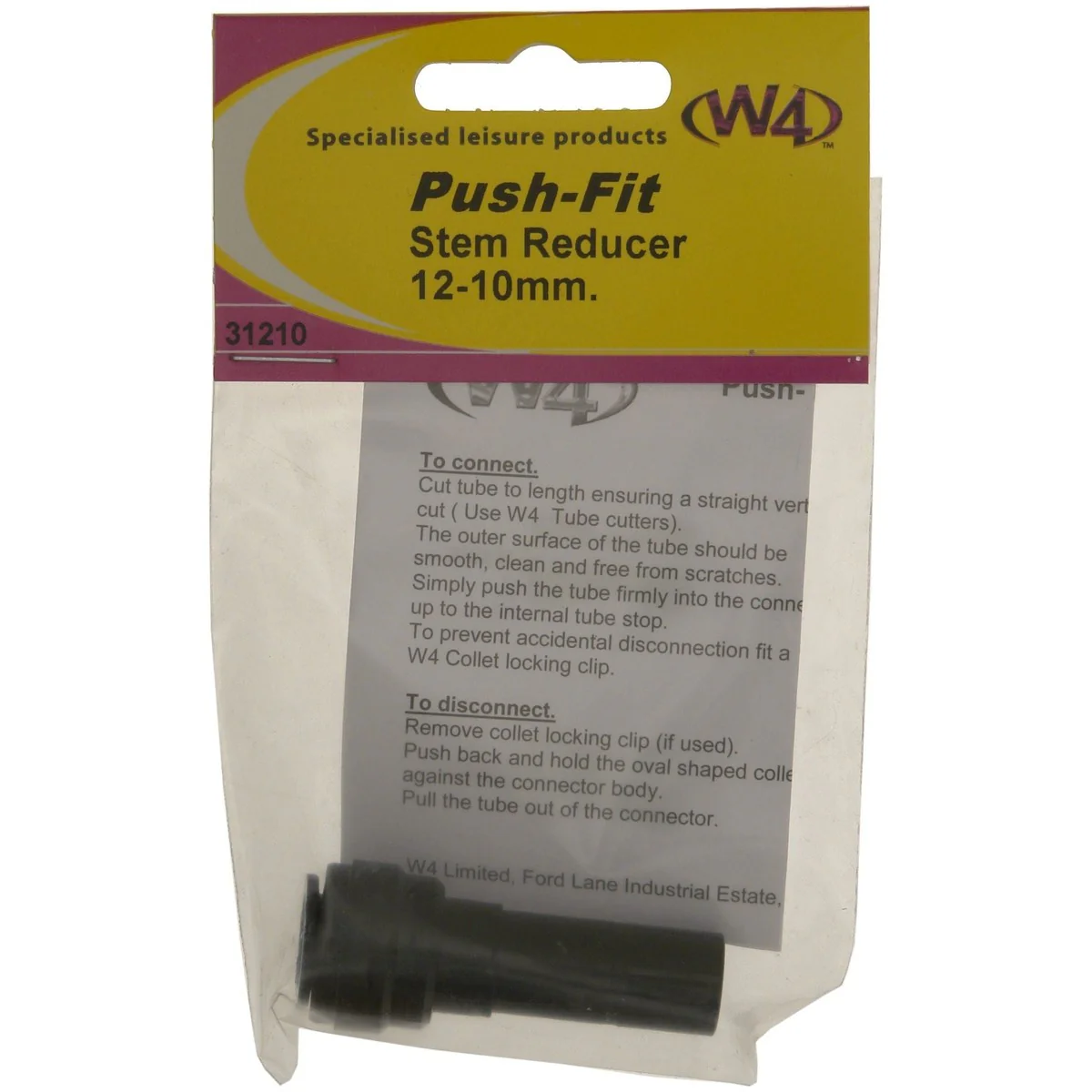 MDS1203 W4 Stem Reducer 12 - 10mm 31210
