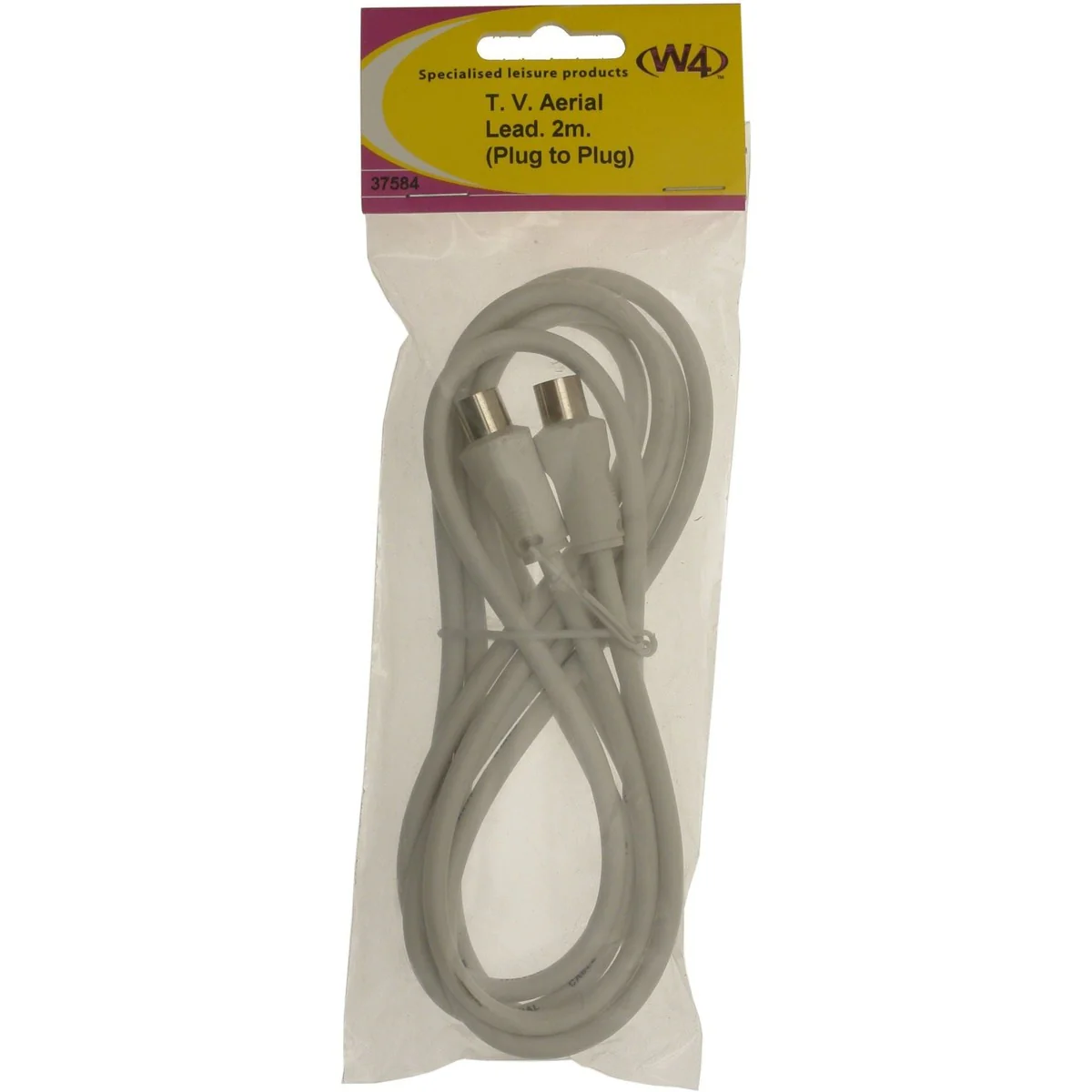 MDS1203 W4 TV aerial lead 2m 37584