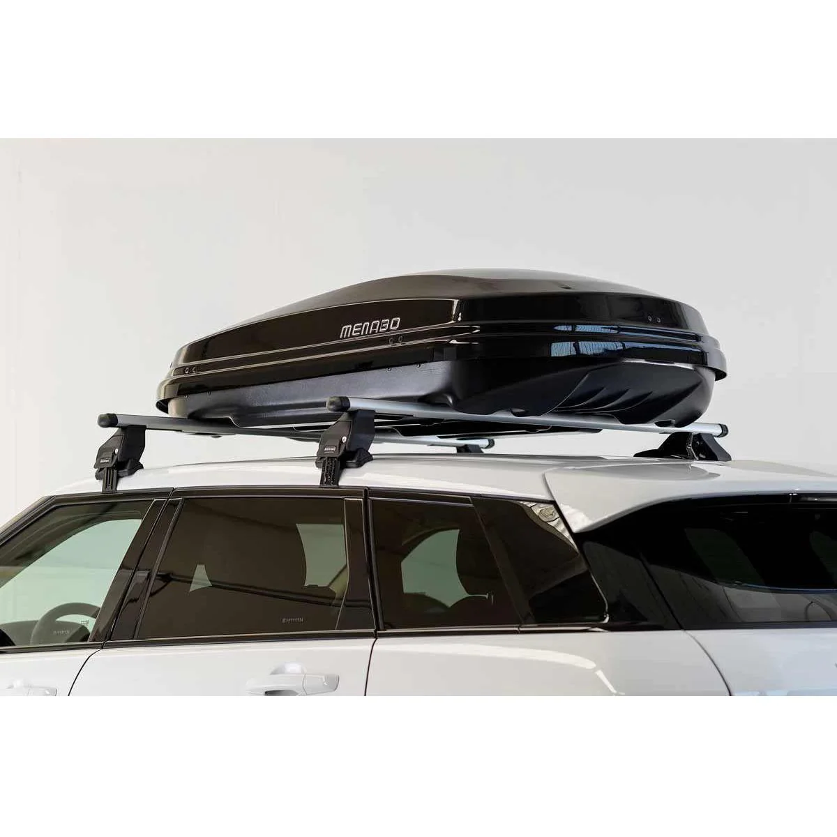 Menabo Diamond 500 Litre Black Roof Box with Duo / Dual Opening (75kg Max.) - Image 2