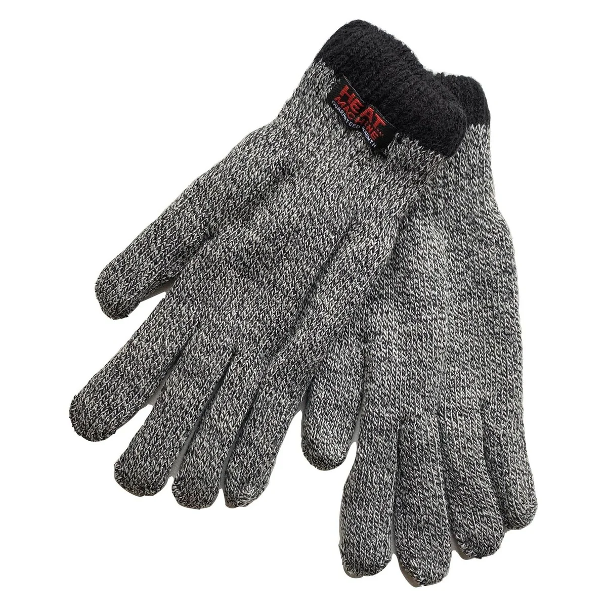 Mens grey marl thermal insulated gloves 2142 - Image 3