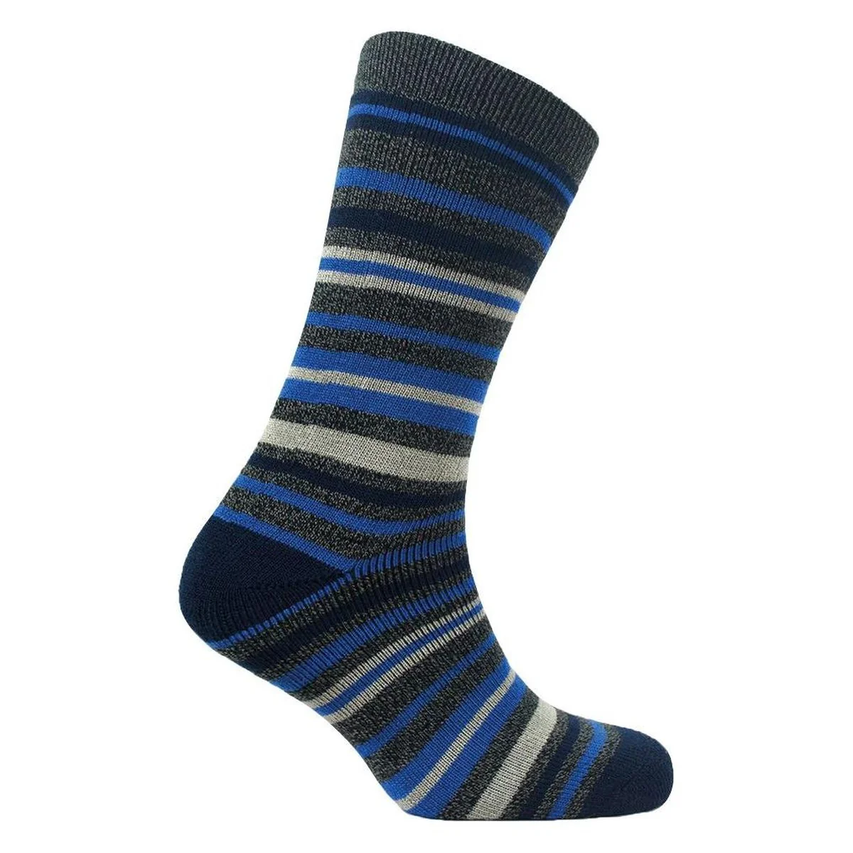 Mens lightweight thermal insulated striped socks (assorted colours) 2741 - Image 4