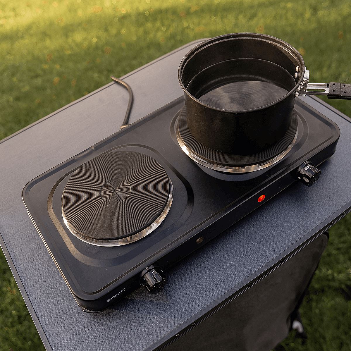 Mestic Double Hotplate Stove Mkt-200 Uk - Image 4