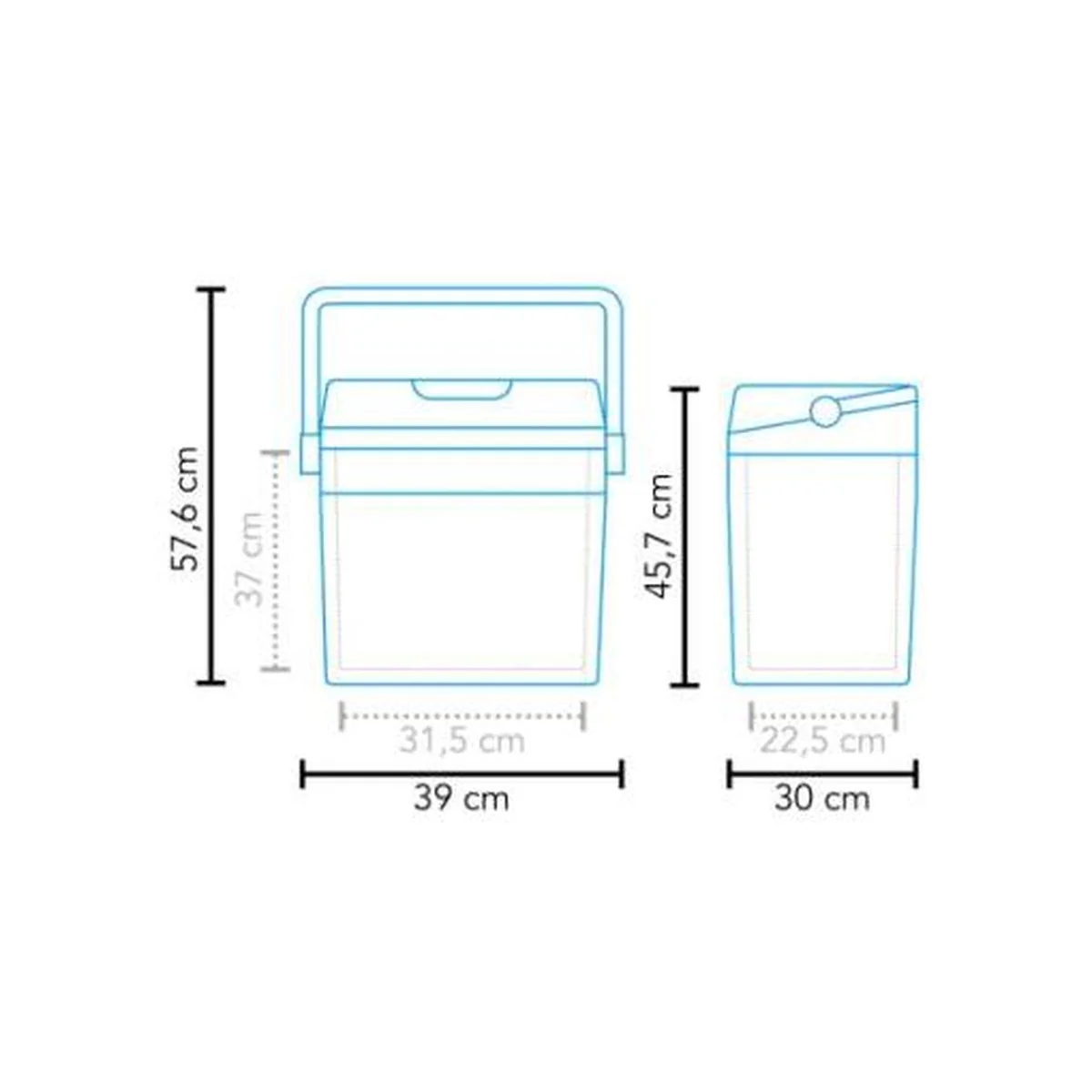 Mestic Themo Electric Compact Cool Box 28 Litre MTEC-28 12V/230V - Image 6