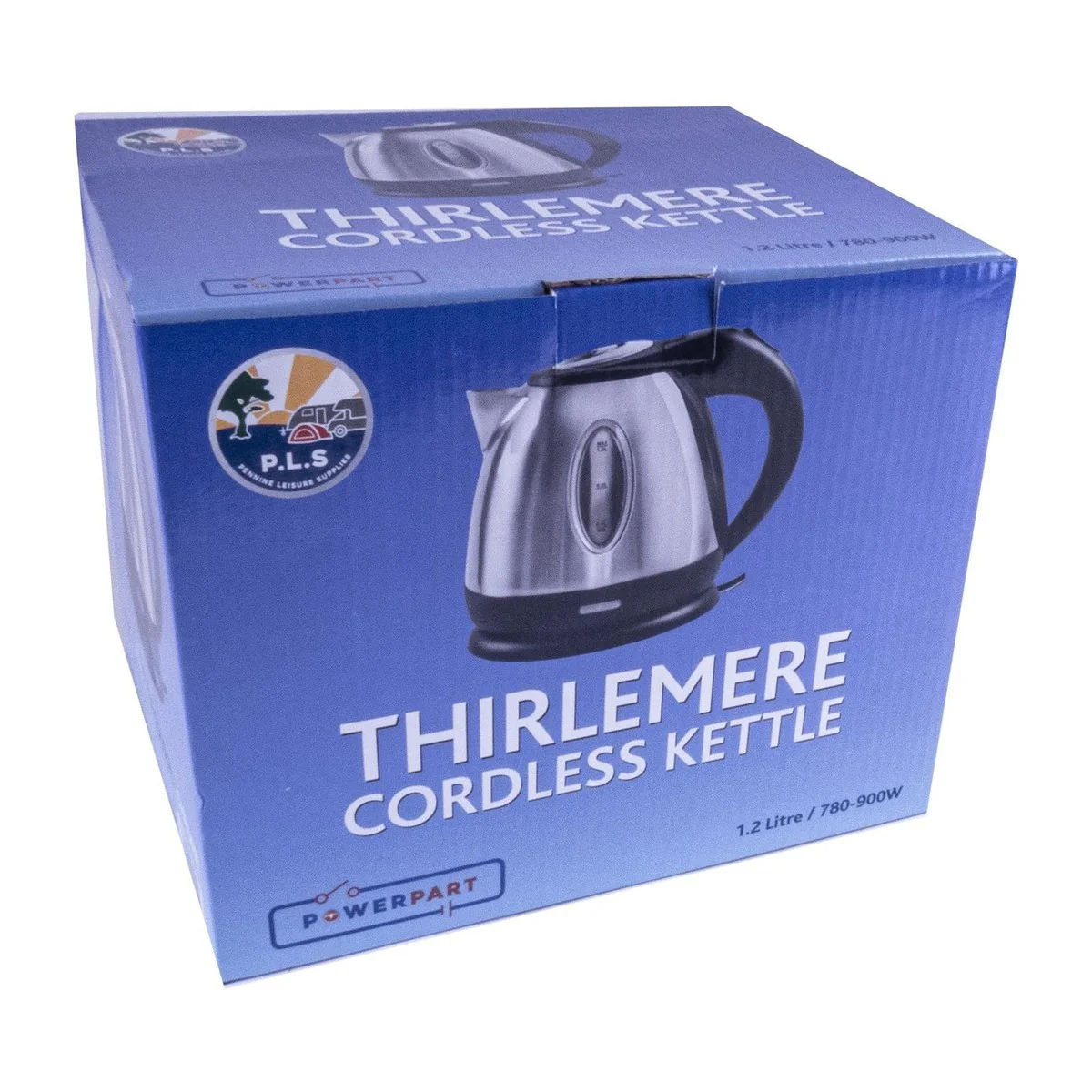 Metallic Red Compact Low Power 1.2L 750W Cordless Kettle Caravan Camper Van RV - Image 5