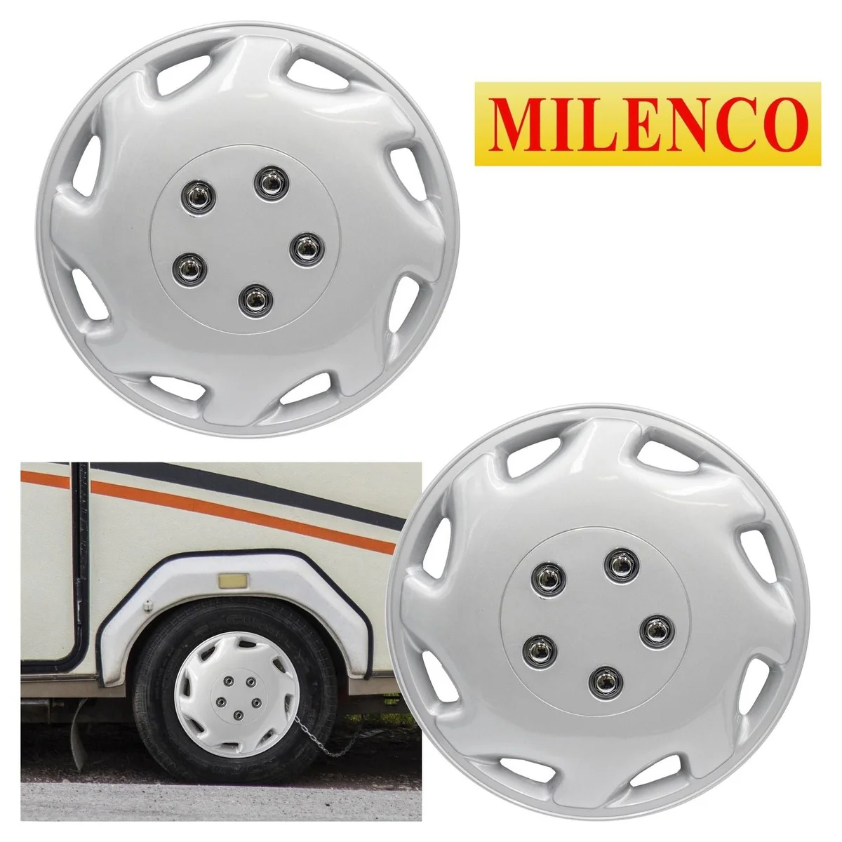 Milenco Hub Caps 14" Explorer Style