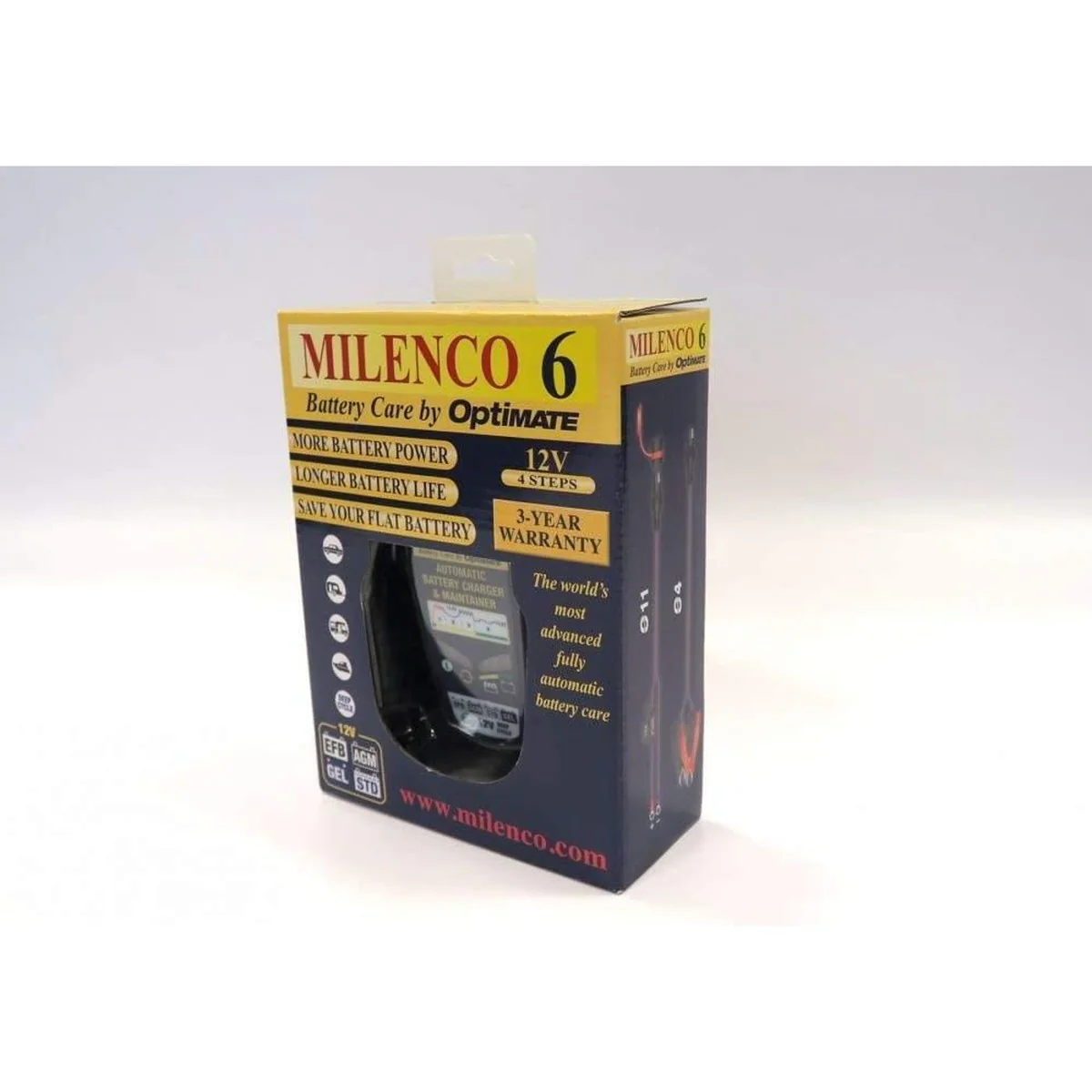 Milenco Optimate 6 Multi Step Battery Smart Charger - Image 3