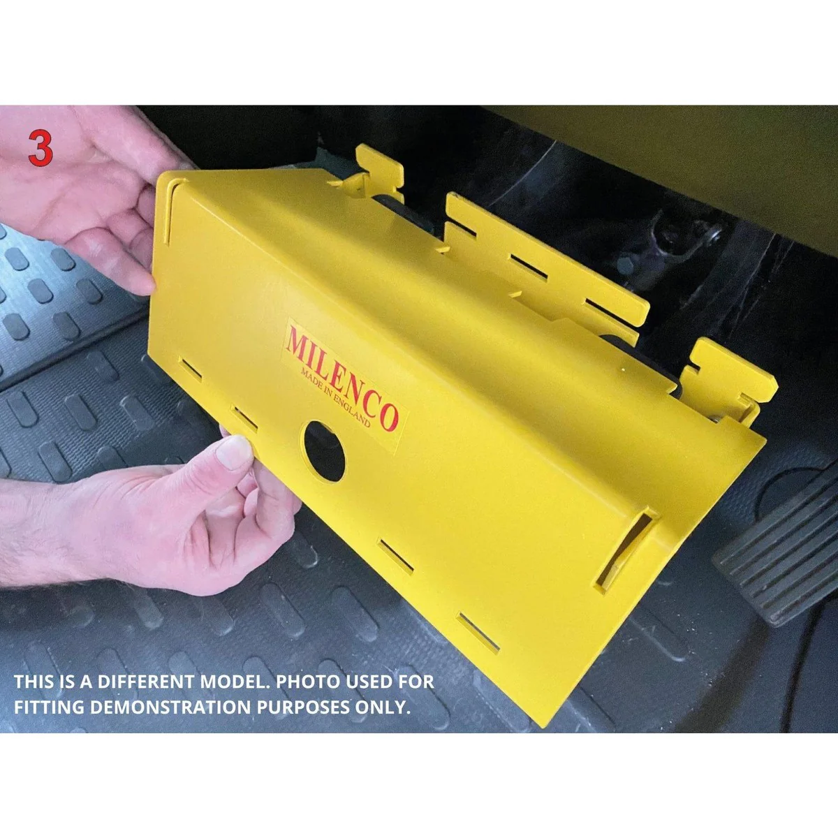 Milenco Pedal Lock for 2014+ Ford Transit / Motorhome with Manual Gearbox - Image 5