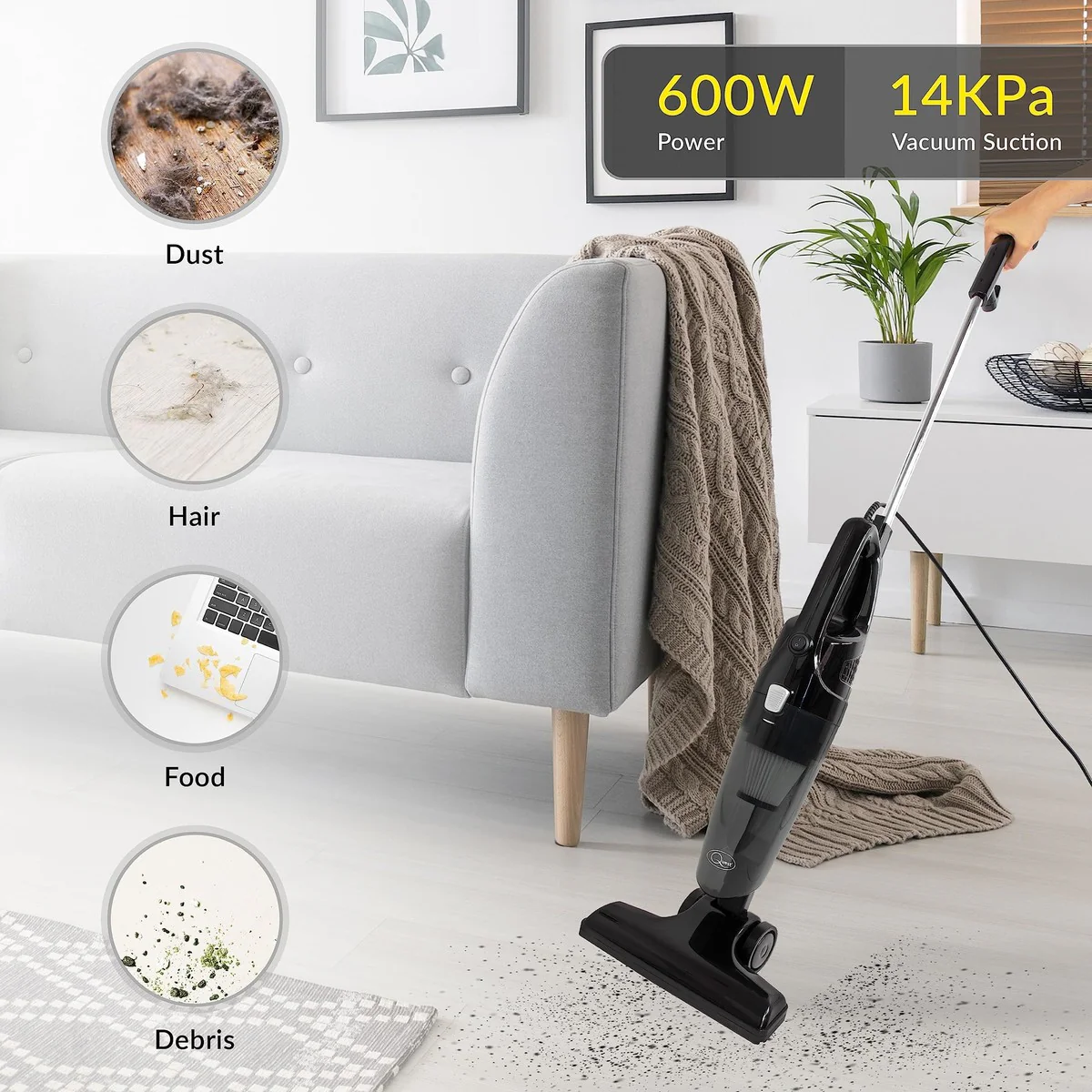 Mini Vacuum Cleaner 2 In 1 230V 600W 44839 - Image 5