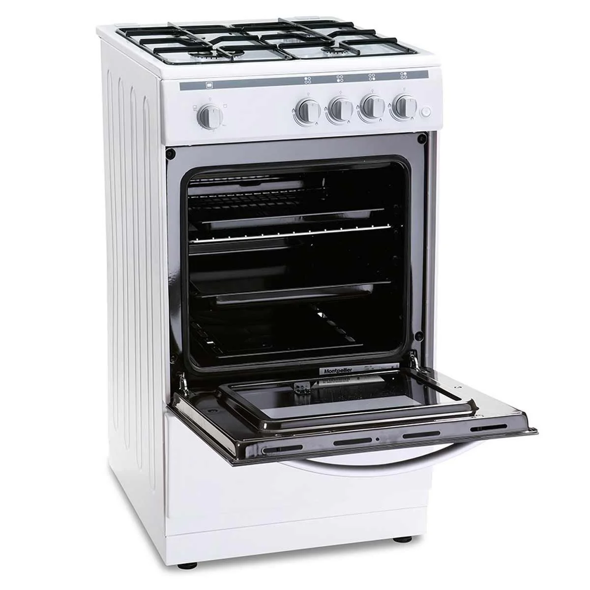 Montpellier MSG50W Single Cavity Gas Cooker 50cm - Image 2
