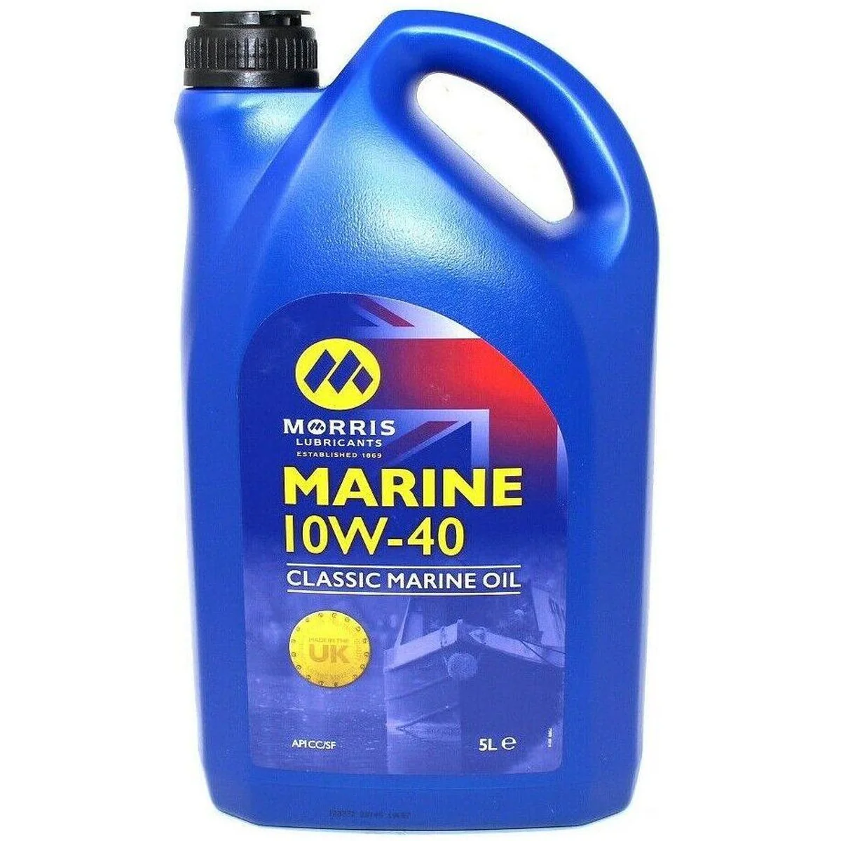 Morris Classic Marine Oil 10W 40 SAE 5L Marine Engine Oil for Classic Boats - Image 2