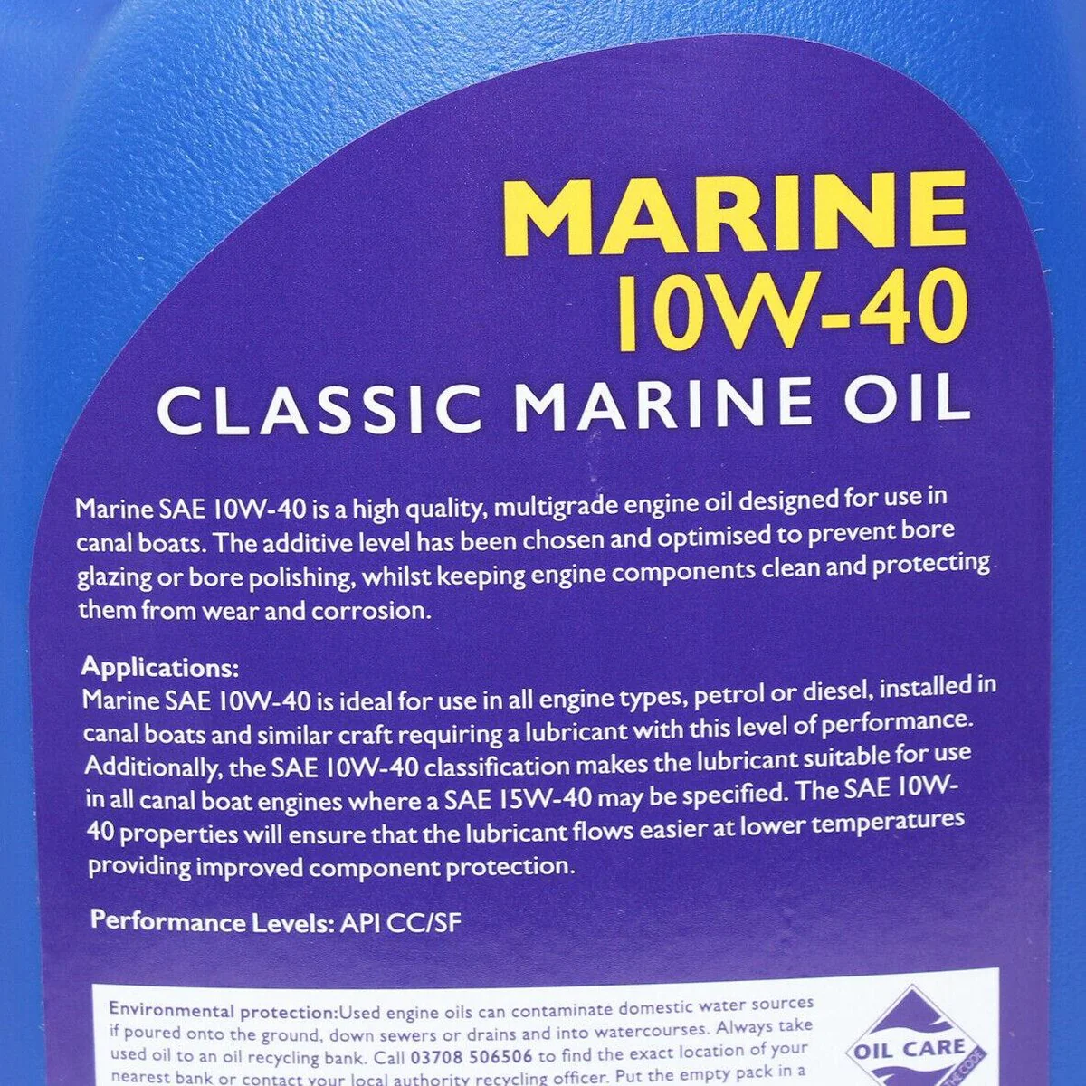 Morris Classic Marine Oil 10W 40 SAE 5L Marine Engine Oil for Classic Boats - Image 3