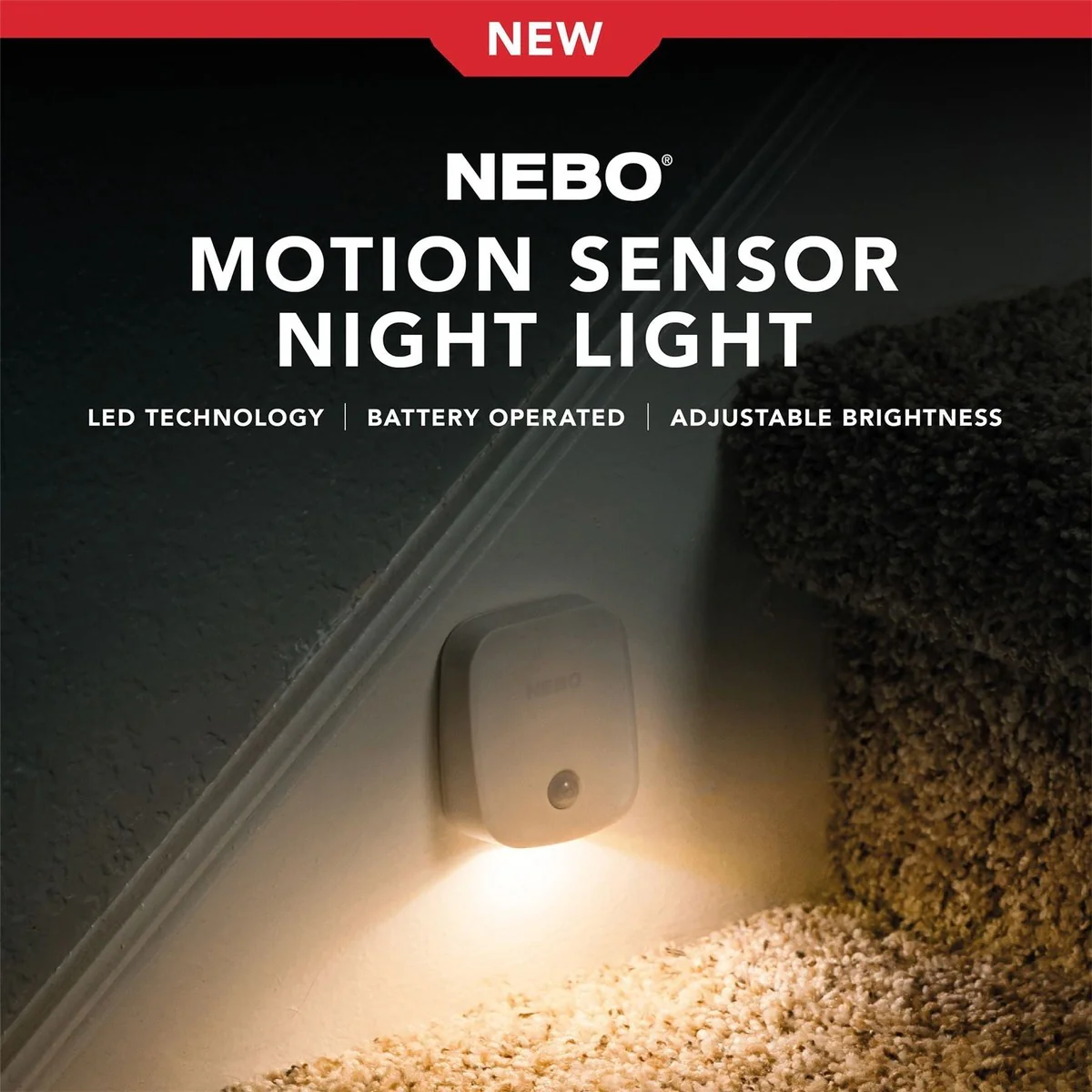 Motion Sensor Light (3 pack) NEB-WLT-0026-G - Image 4